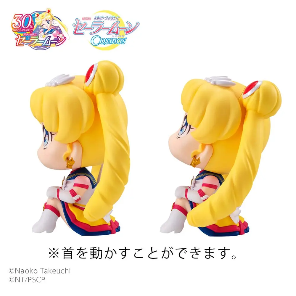 Sailor Moon Cosmos The Movie Look Look Up statui PVC Eternal Sailor Moon & Eternal Sailor Chibi Moon LTD Ver. 11 cm poza produsului