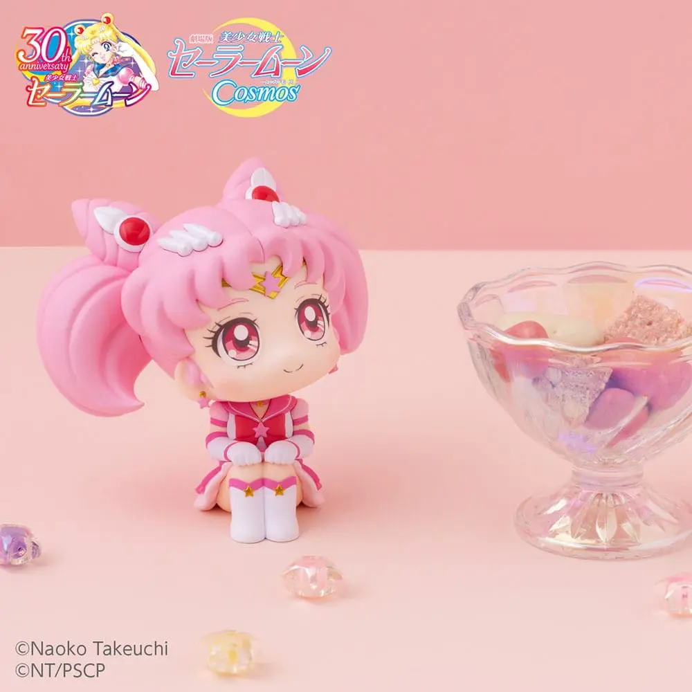 Sailor Moon Cosmos The Movie Look Look Up statui PVC Eternal Sailor Moon & Eternal Sailor Chibi Moon LTD Ver. 11 cm poza produsului