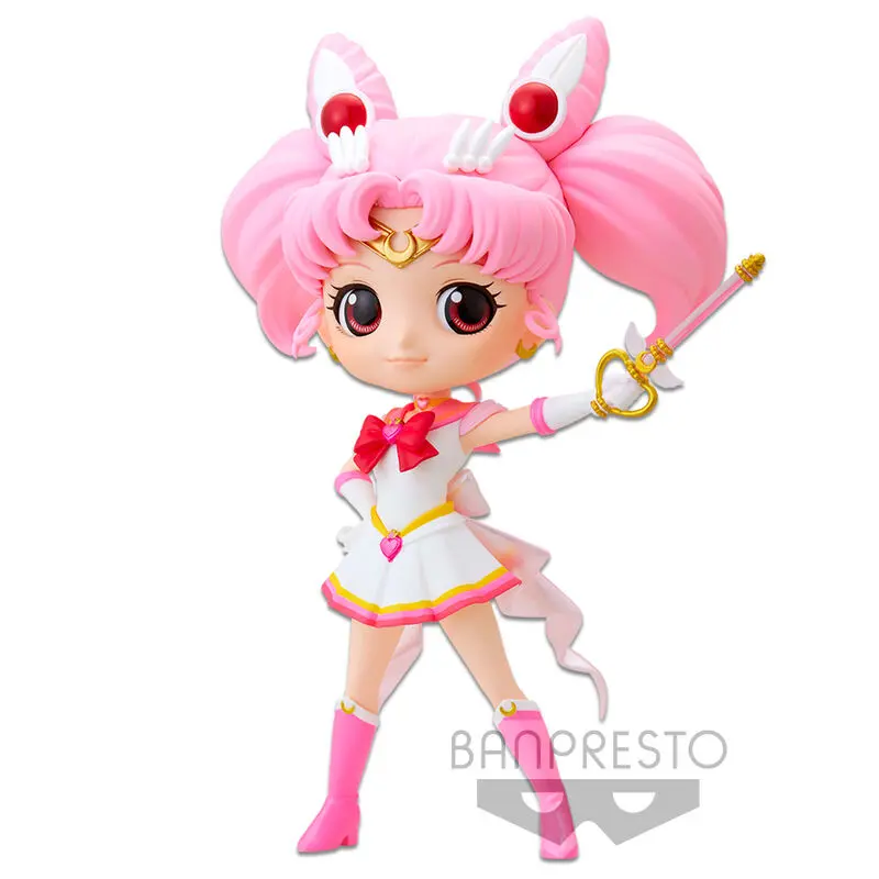 Sailor Moon Eternal The Movie Q Posket Mini Figurină Super Sailor Chibi Moon Kaleidoscope Ver. 14 cm poza produsului