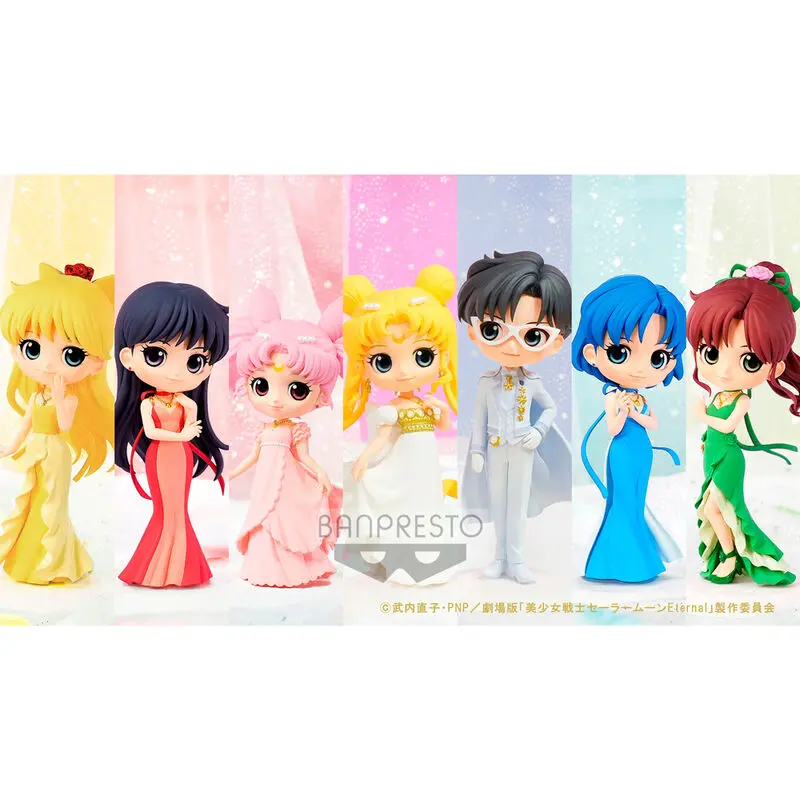 Sailor Moon Eternal the Movie Pretty Guardian Princess Mars Ver.A figurină Q posket 14cm poza produsului