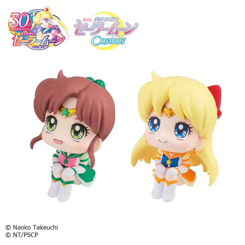 Sailor Moon Look Up Statuie PVC Eternal Sailor Jupiter & Eternal Sailor Venus 11 cm poza produsului