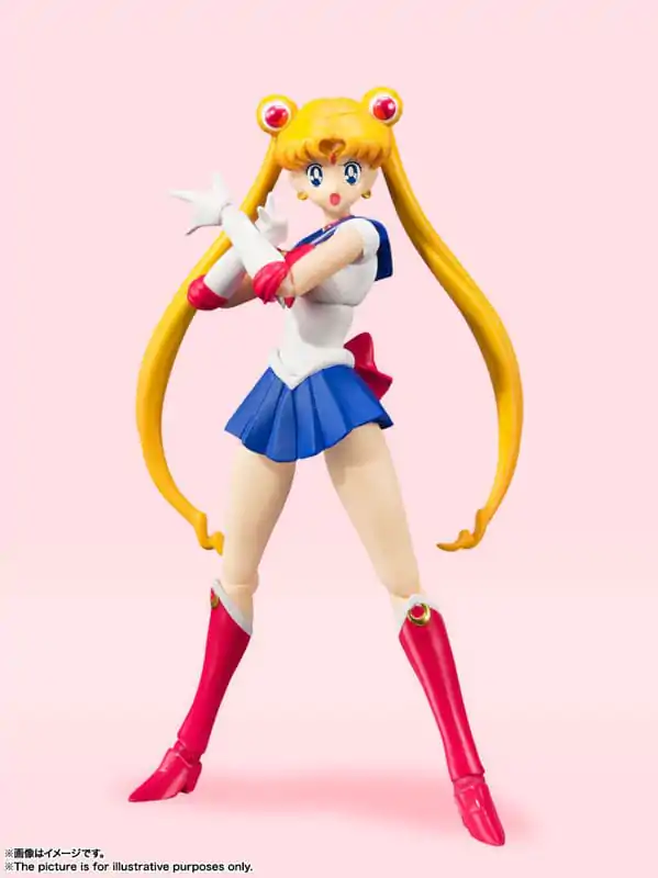 Figurină de acțiune Sailor Moon S.H. Figuarts Sailor Moon Animation Color Edition 14 cm poza produsului