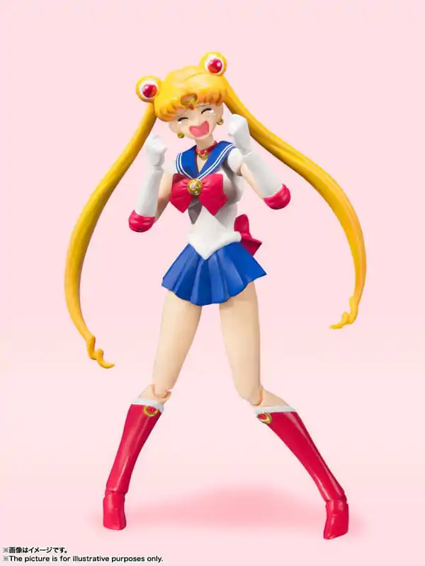 Figurină de acțiune Sailor Moon S.H. Figuarts Sailor Moon Animation Color Edition 14 cm poza produsului