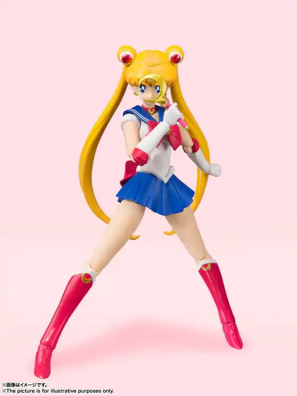 Figurină de acțiune Sailor Moon S.H. Figuarts Sailor Moon Animation Color Edition 14 cm poza produsului