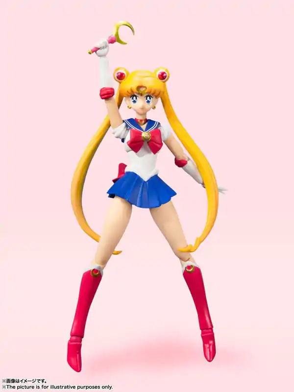 Figurină de acțiune Sailor Moon S.H. Figuarts Sailor Moon Animation Color Edition 14 cm poza produsului