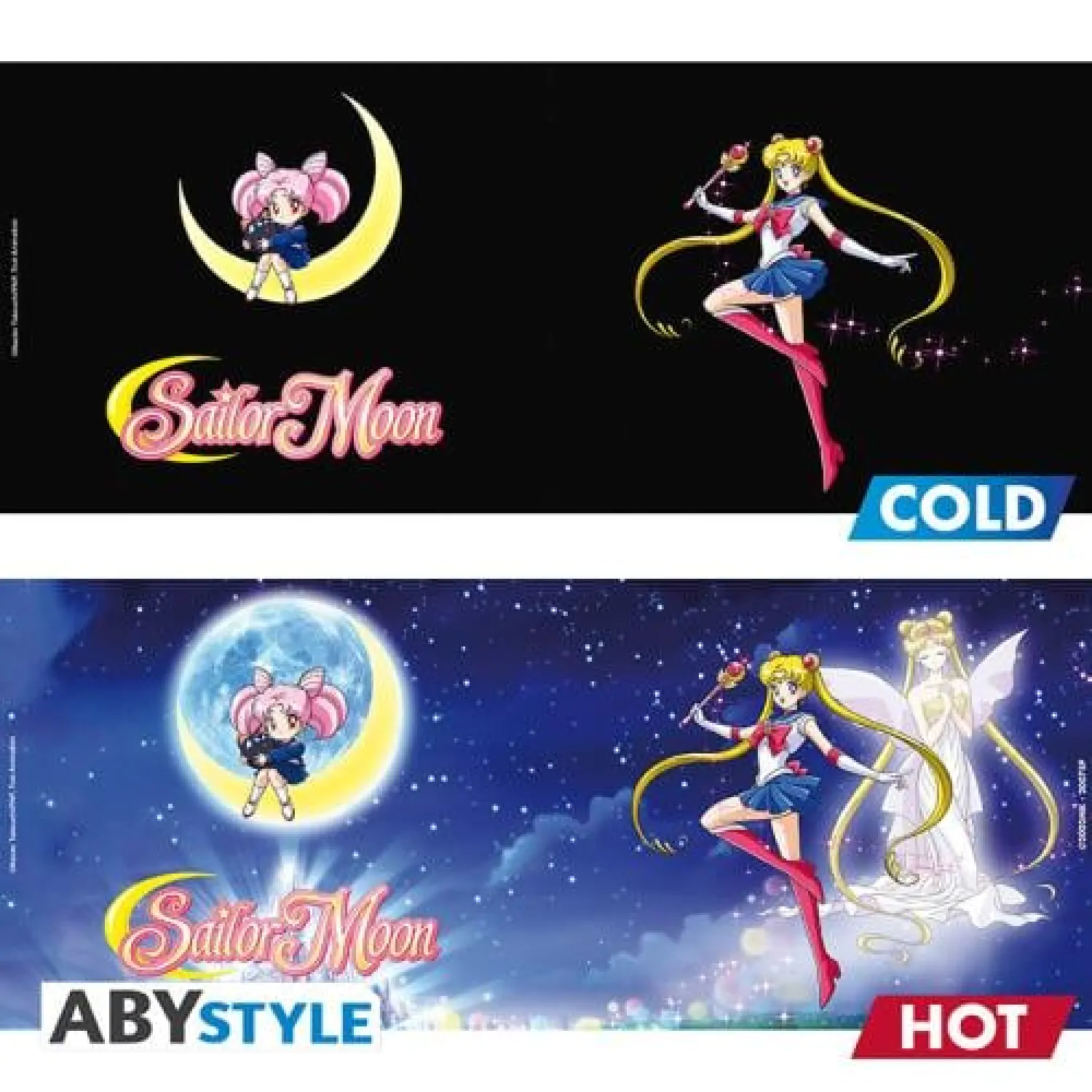 SAILOR MOON - Sailor & Chibi - Cană termoactivă 460ml poza produsului