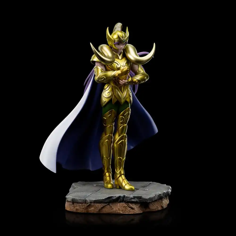 Statuie Scară Artistică Saint Seiya 1/10 Berbec Mu 23 cm poza produsului