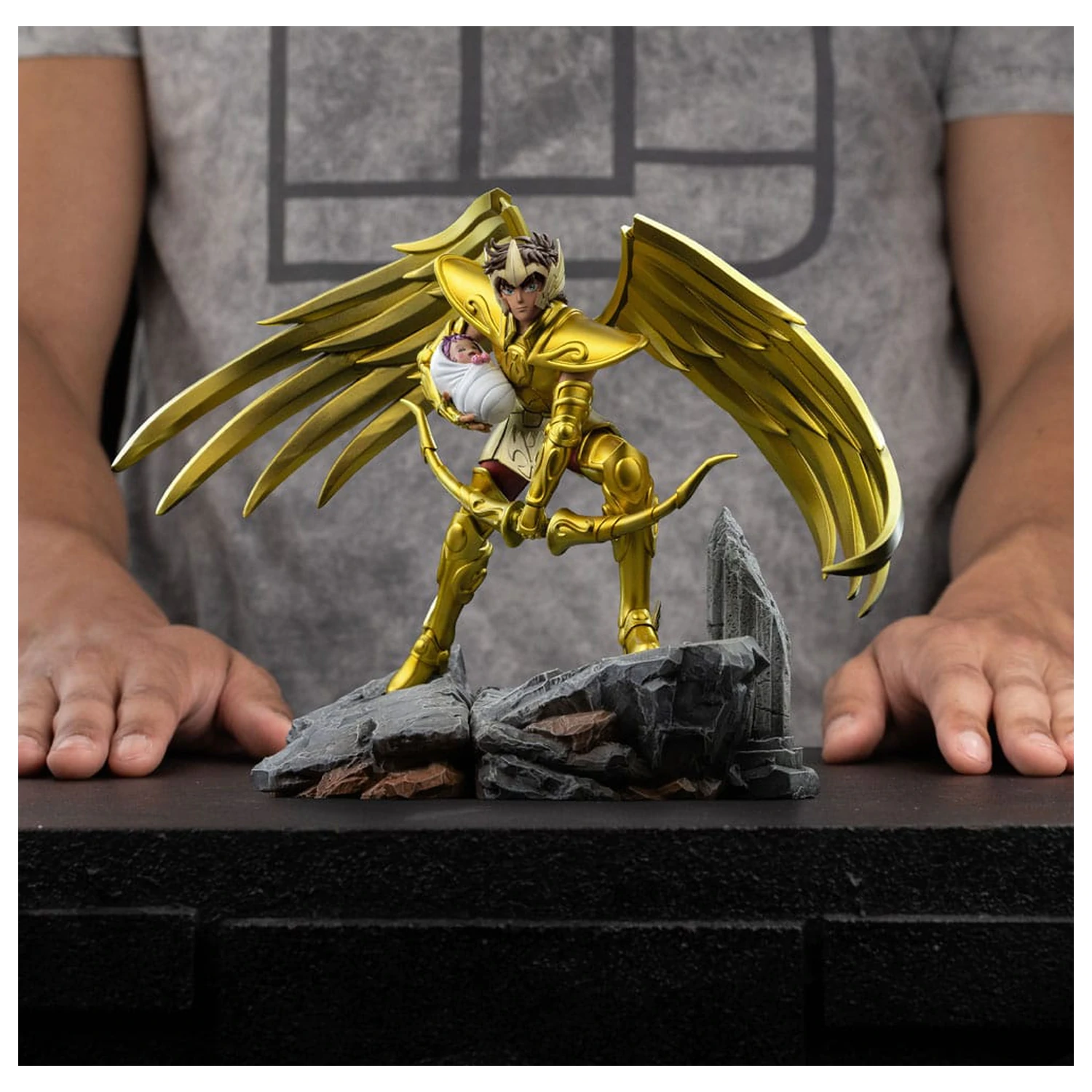 Statueta Saint Seiya Art Scale 1/10 Sagittarius Aiolos 21 cm poza produsului