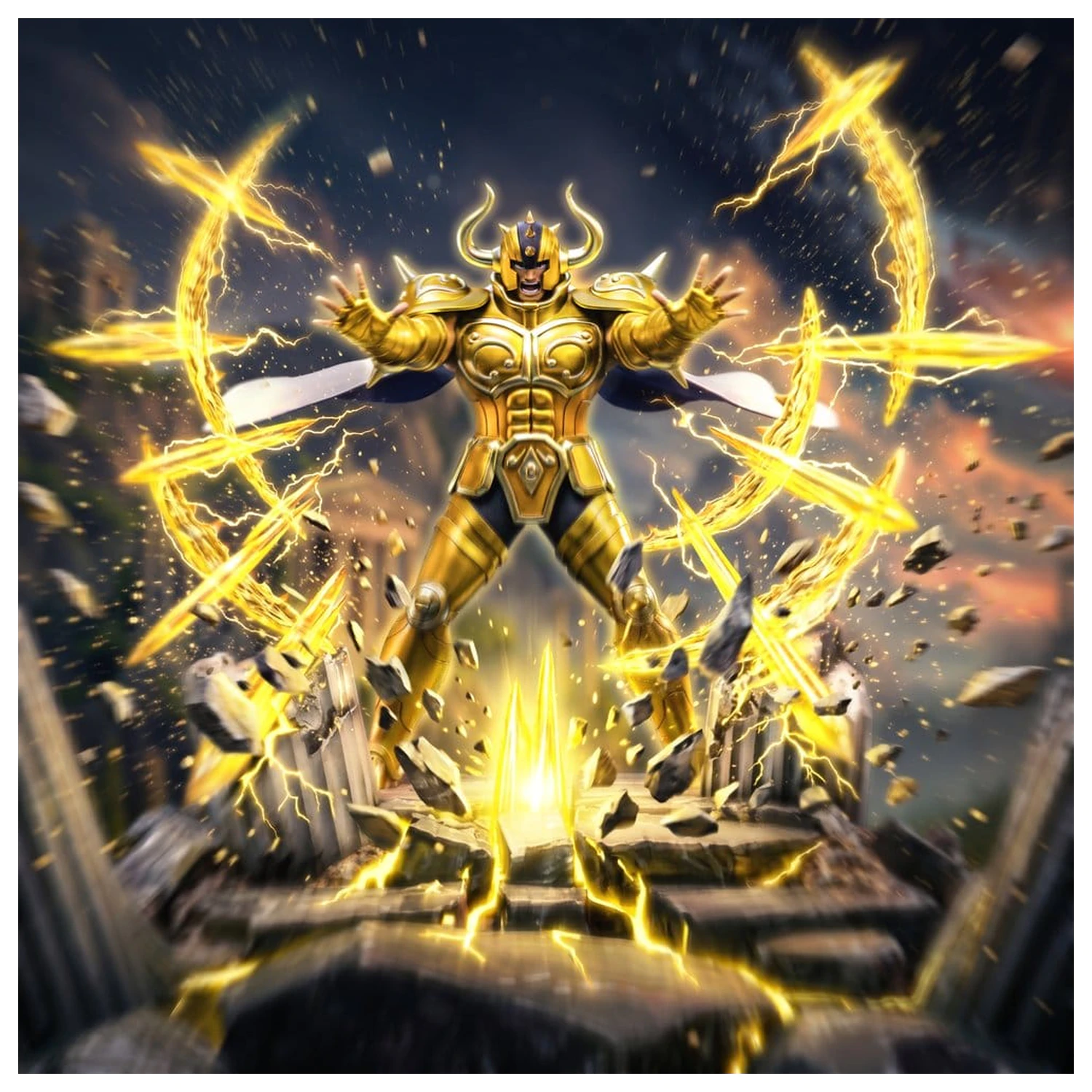 Saint Seiya Art Scara Statuie 1/10 Taurus Aldebaran 30 cm poza produsului