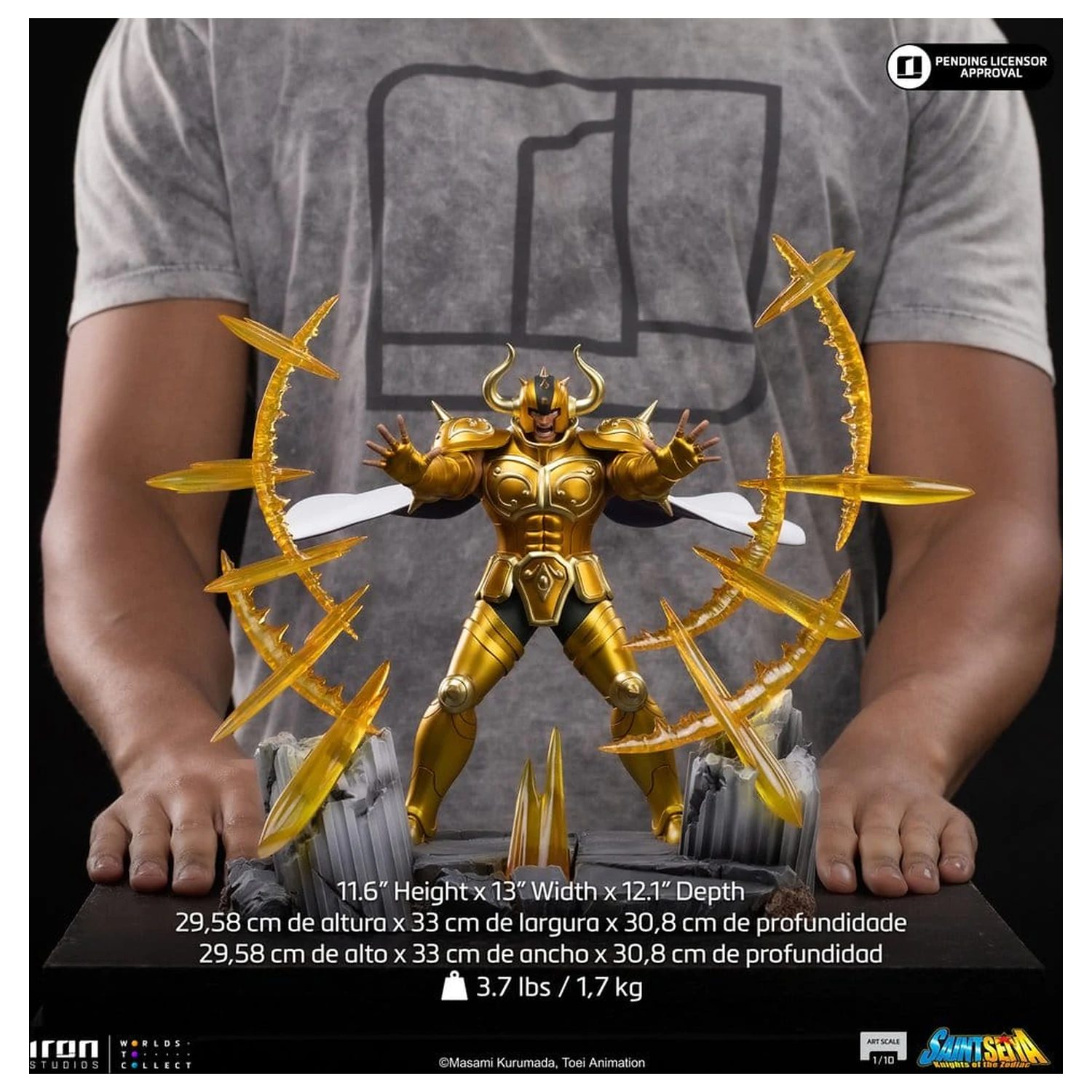 Saint Seiya Art Scara Statuie 1/10 Taurus Aldebaran 30 cm poza produsului