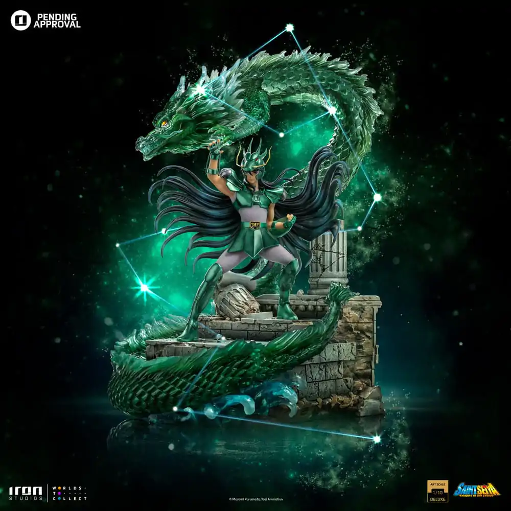 Saint Seiya Deluxe Art Scala Statuia 1/10 Dragon Shiryu 38 cm poza produsului