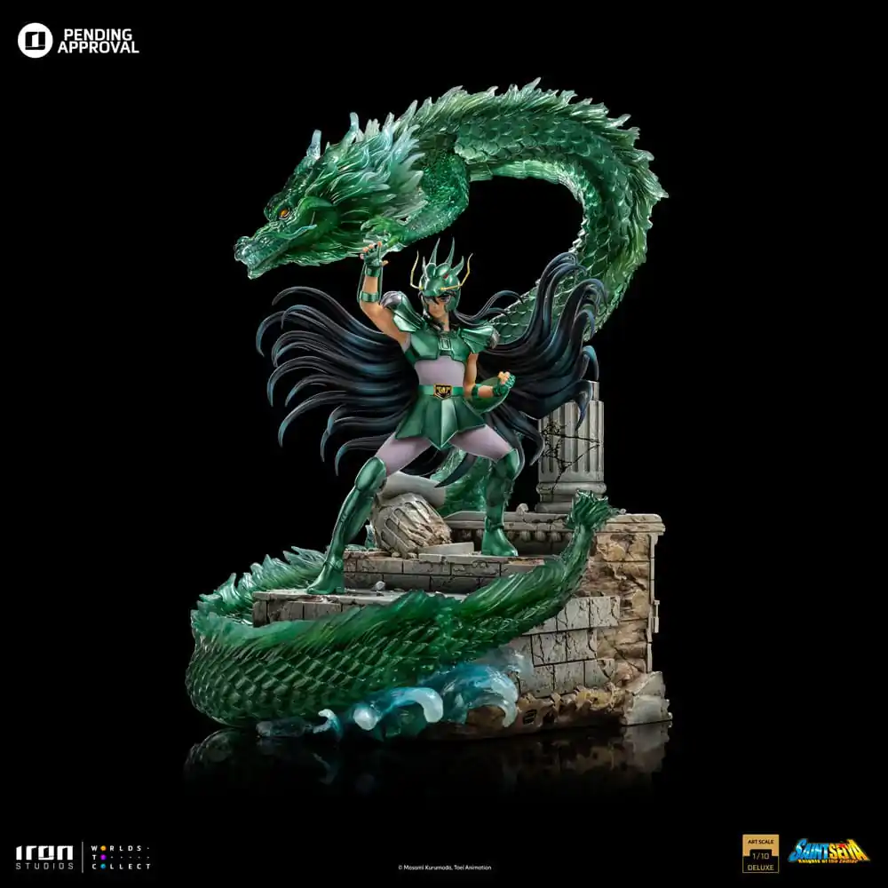 Saint Seiya Deluxe Art Scala Statuia 1/10 Dragon Shiryu 38 cm poza produsului