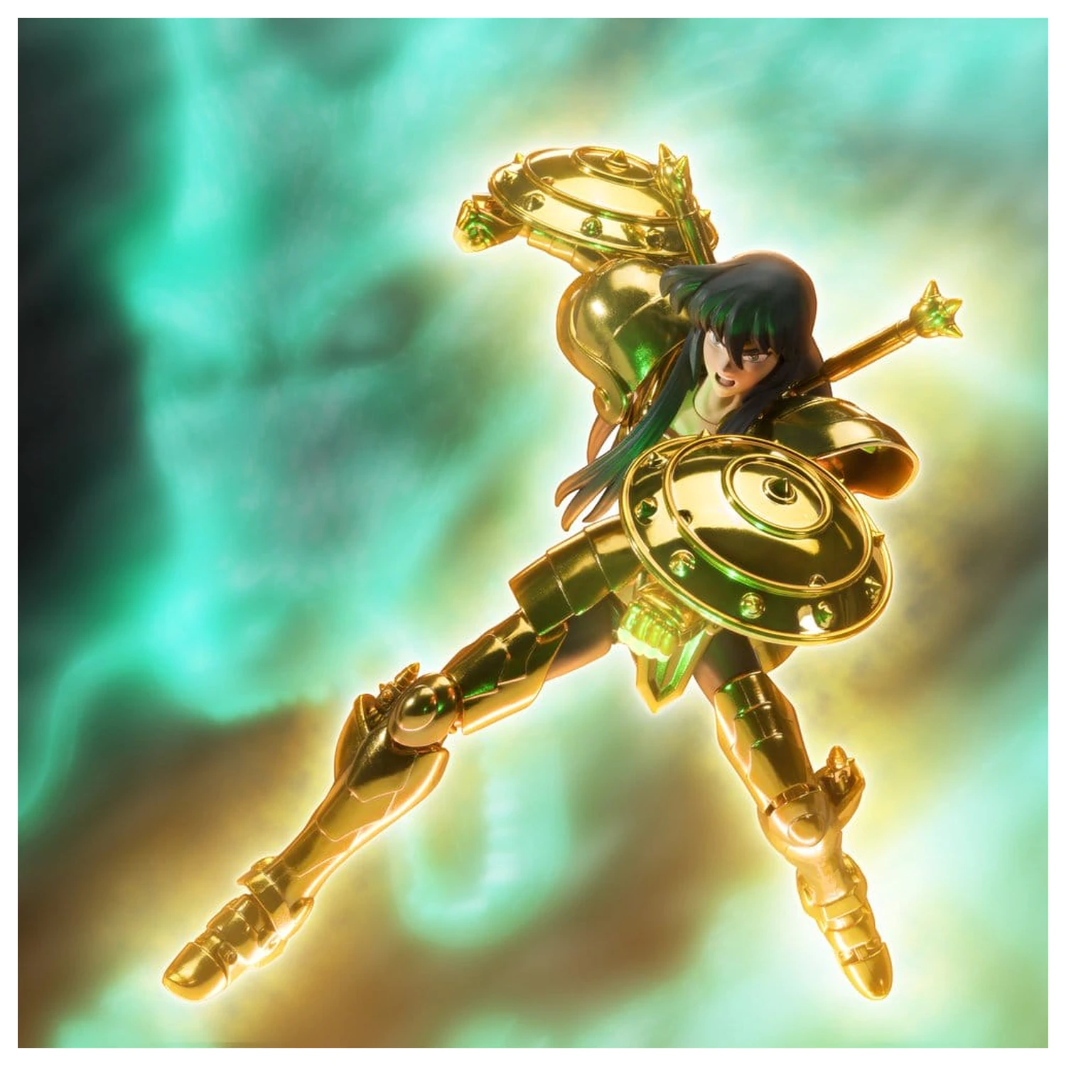 Saint Seiya Saint Cloth Myth EX Figurina de actiune Libra Shiryu - Inheritor of the Gold Cloth 18 cm poza produsului