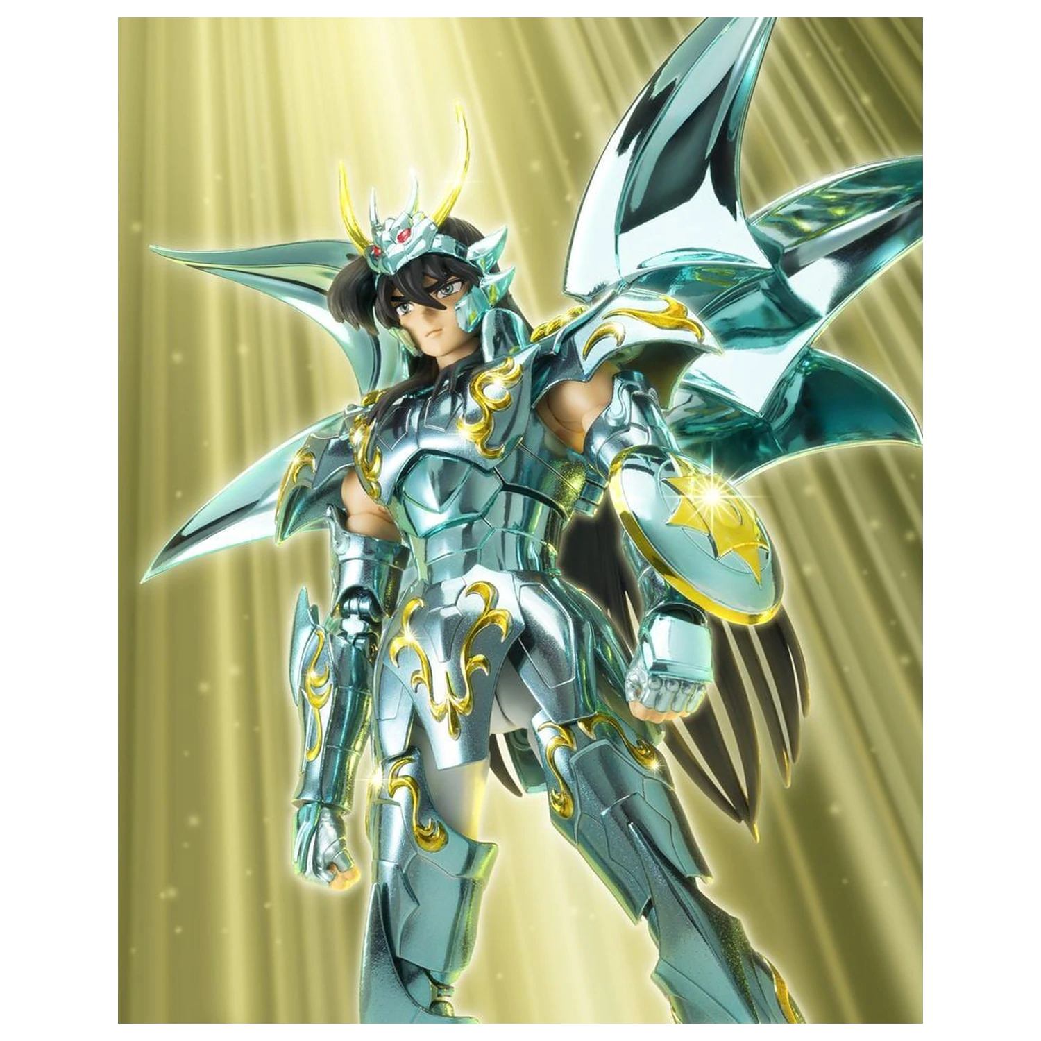 Saint Seiya Saint Cloth Myth EX Dragon Shiryu God Cloth figurina 17,5cm poza produsului