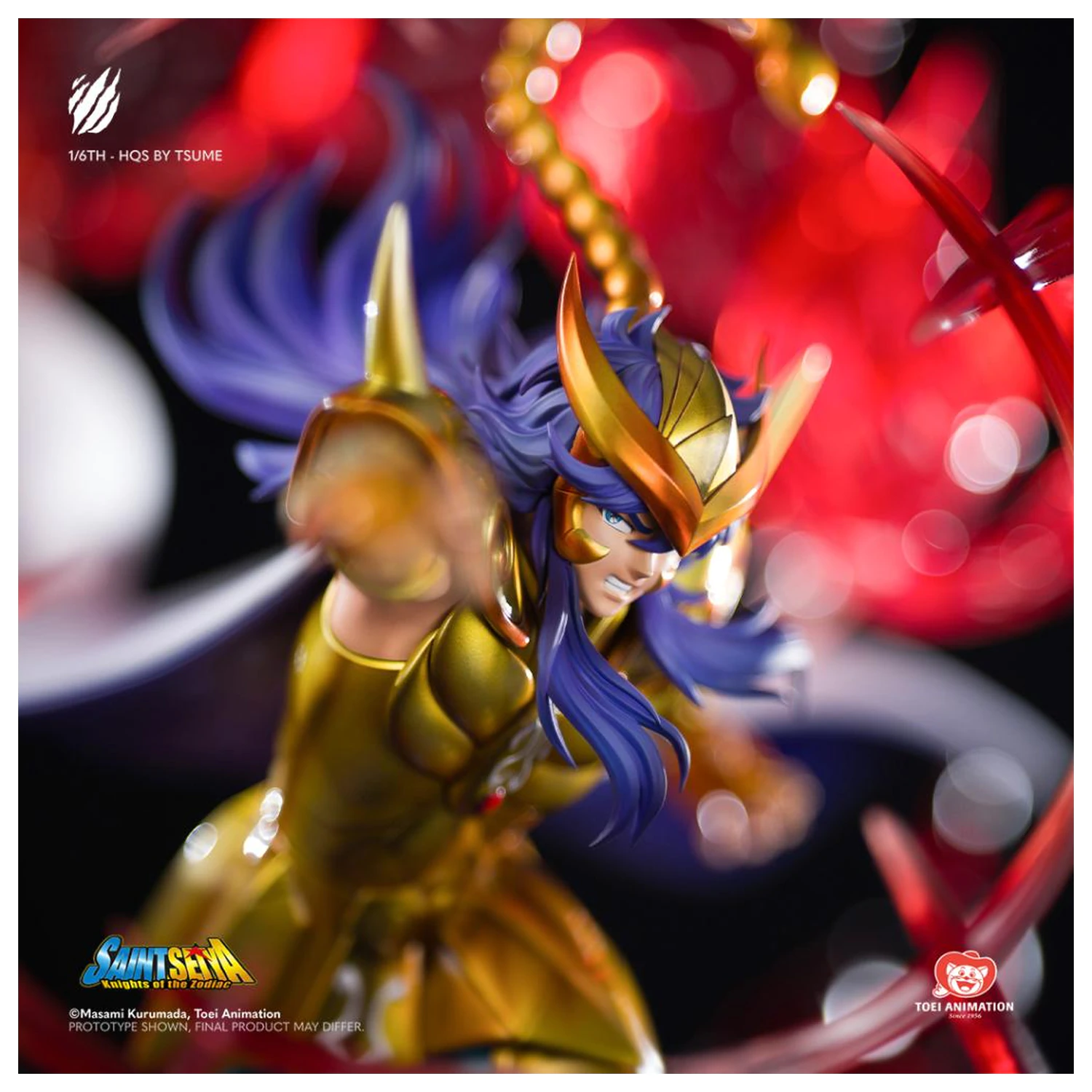 Statuie Saint Seiya Scorpio Milo HQS 1/6 De Tsume 62cm poza produsului