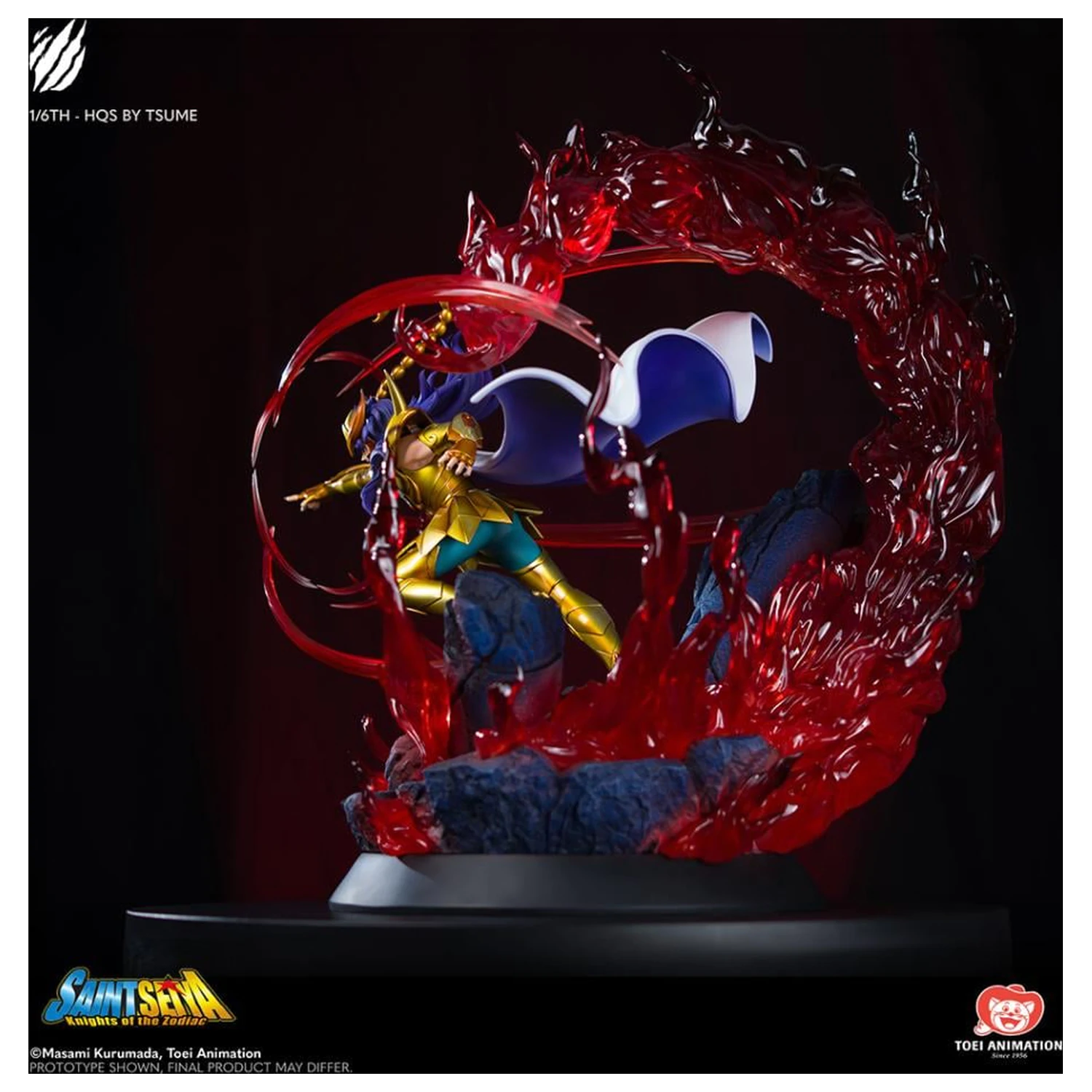 Statuie Saint Seiya Scorpio Milo HQS 1/6 De Tsume 62cm poza produsului