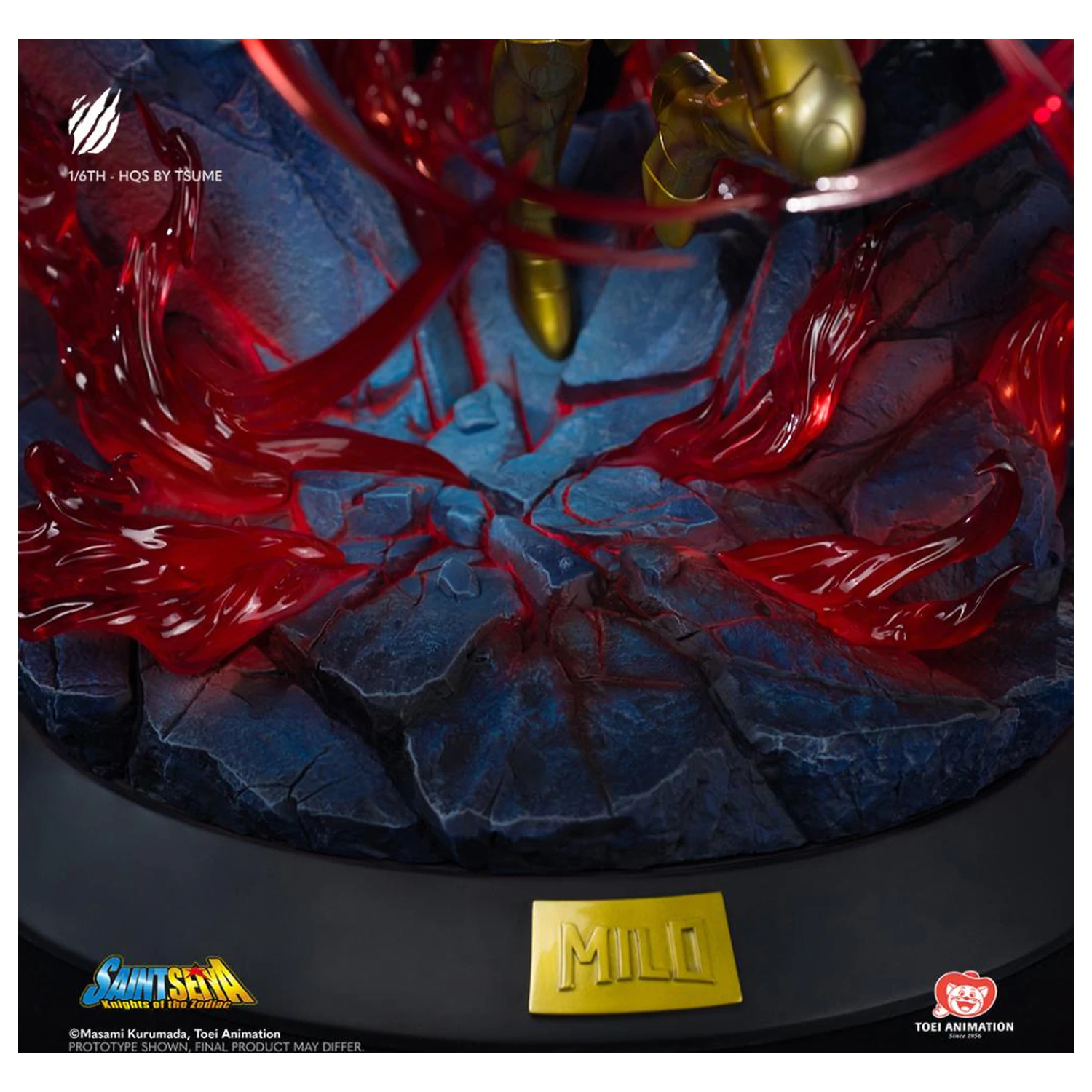 Statuie Saint Seiya Scorpio Milo HQS 1/6 De Tsume 62cm poza produsului