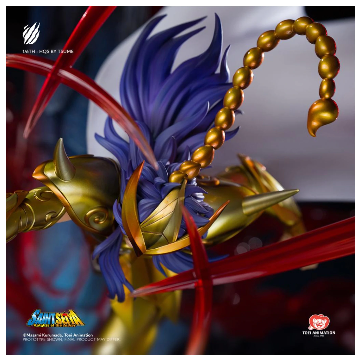Statuie Saint Seiya Scorpio Milo HQS 1/6 De Tsume 62cm poza produsului