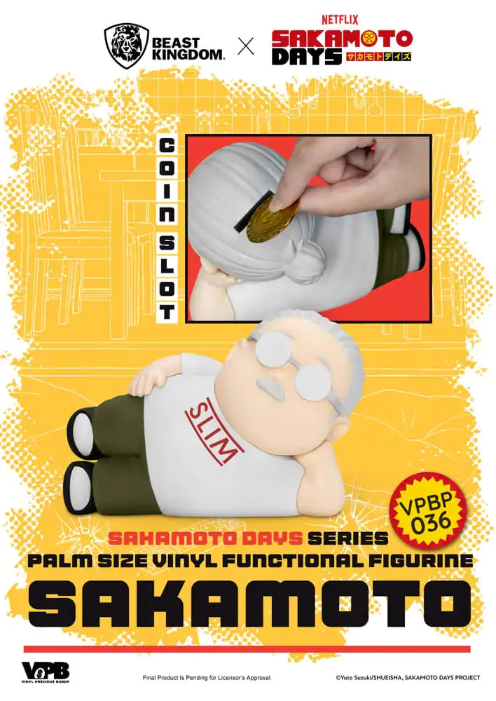 Sakamoto Days Pusculita din vinil Taro Sakamoto 14 cm poza produsului