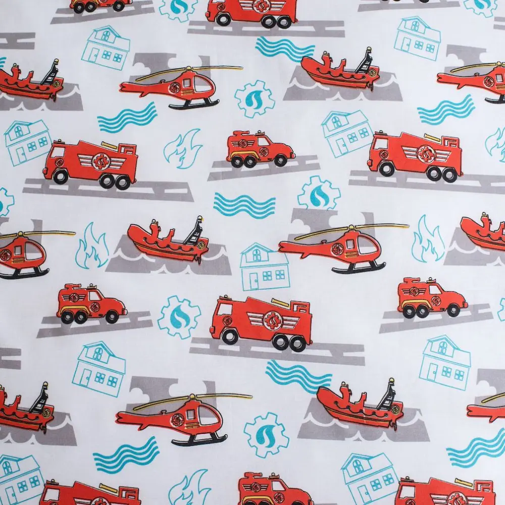 Fireman Sam Set Husa Pilota 140x200cm, Fata de Perna 70x90cm poza produsului