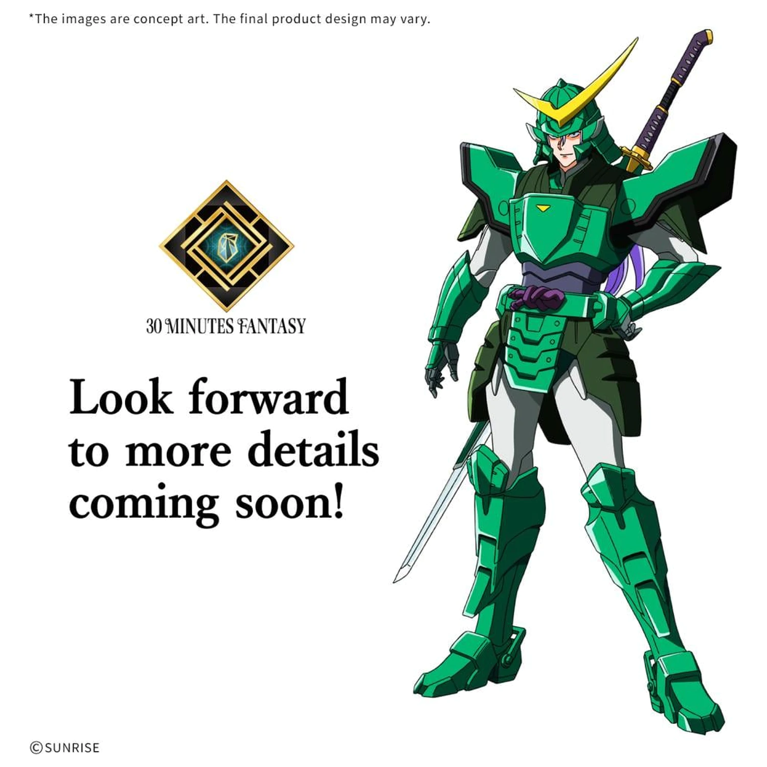 Samurai Trooper - Kit model usor 30MF Yoroi-Shinden Samurai Troopers poza produsului