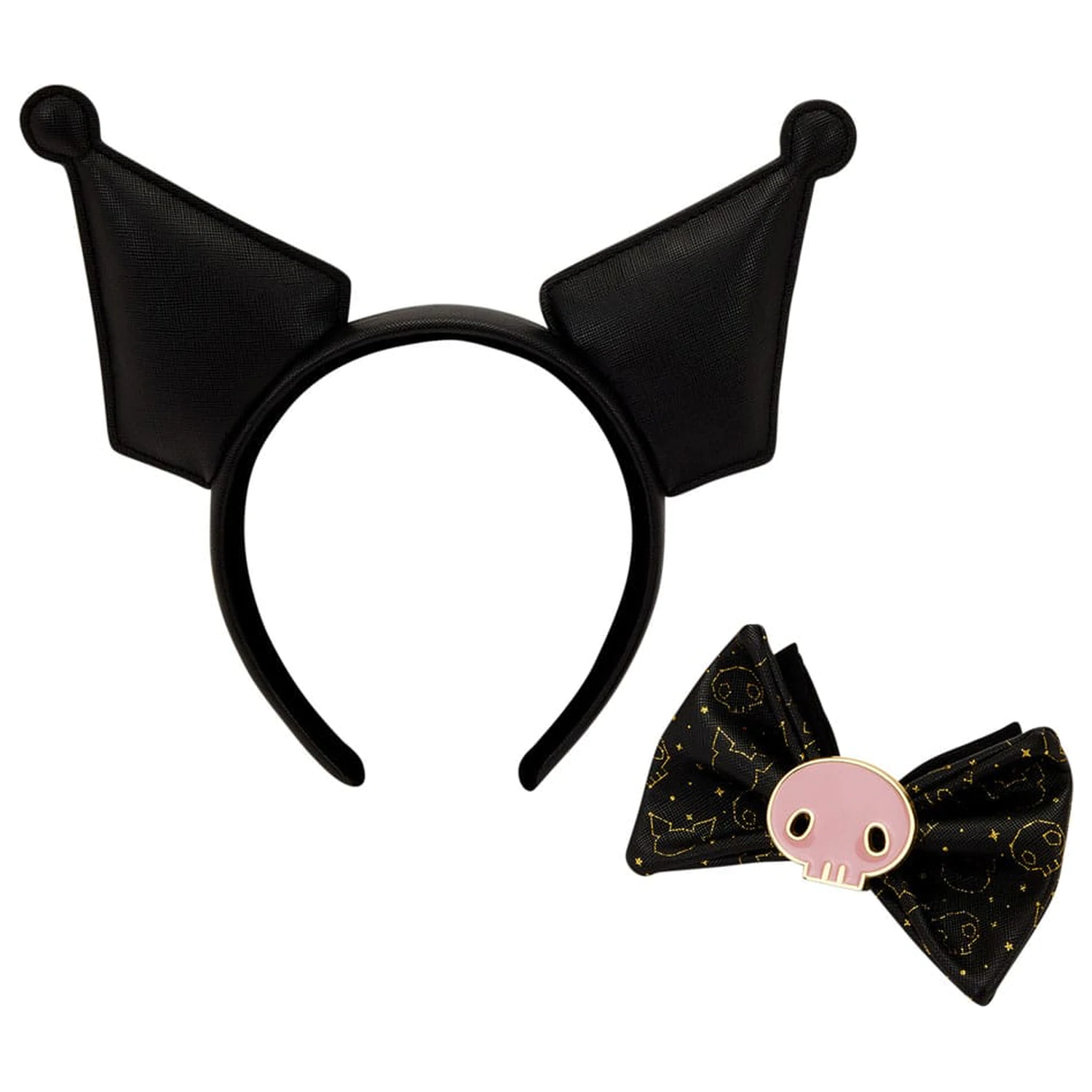 Bentita cu urechi Sanrio by Loungefly 20th Anniversary Kuromi poza produsului