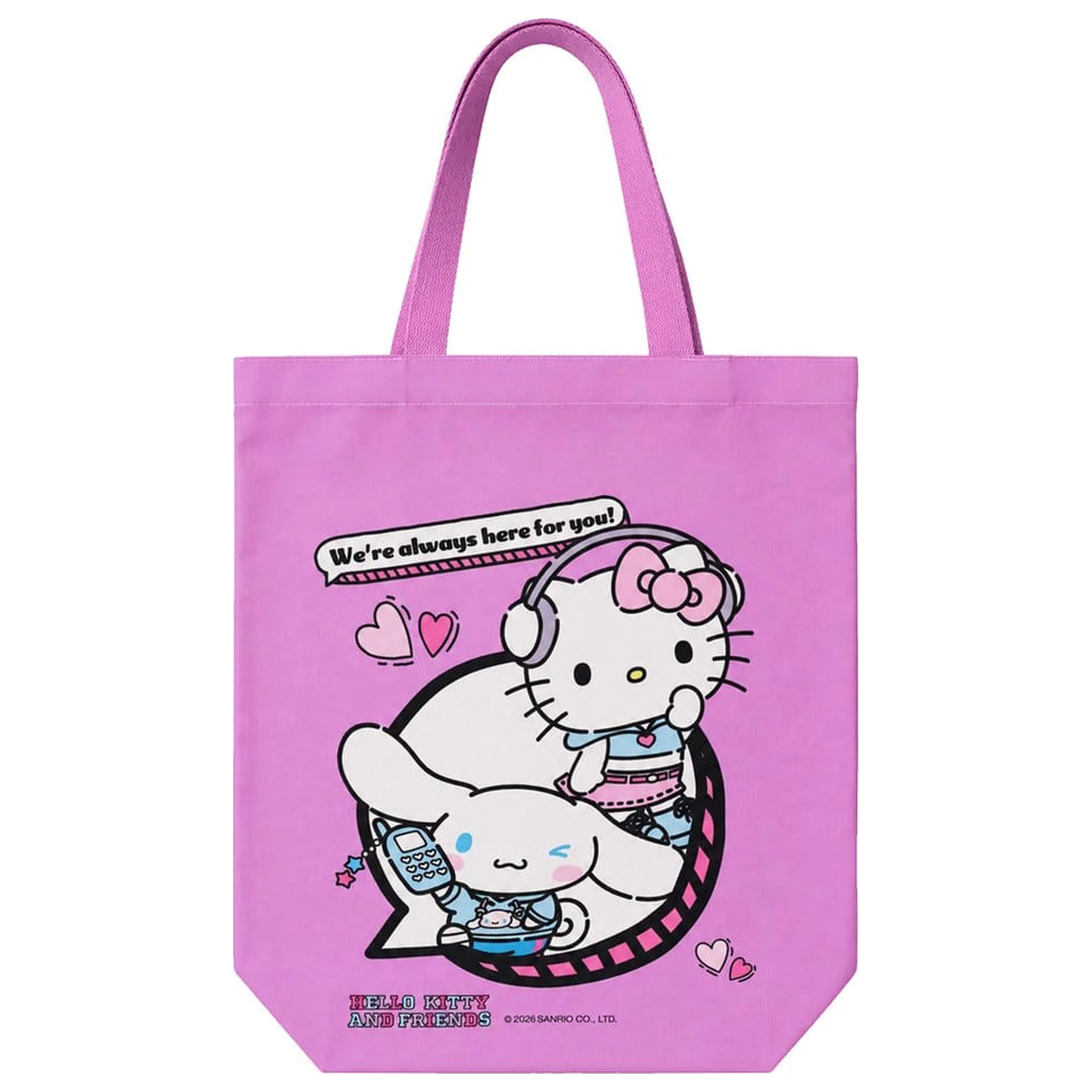 Sanrio Tote Bag Hello Kitty & Friends Pop Style 34 x 43 cm poza produsului
