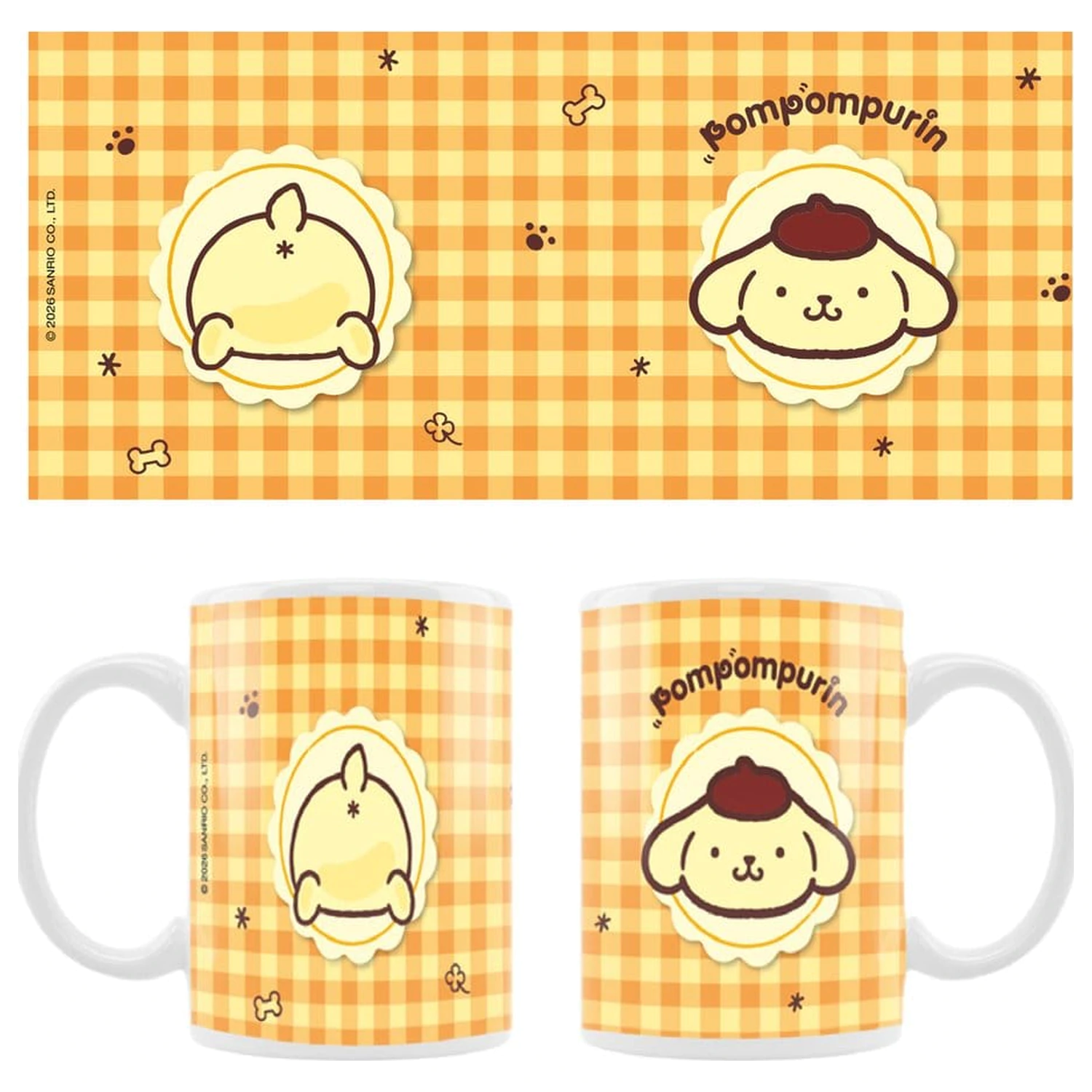 Sanrio Cana Pompompurin Squishy Cute Purin 01 poza produsului