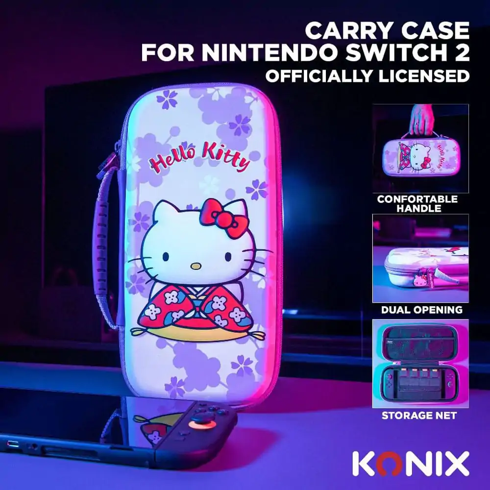 Sanrio Geanta de transport Switch 2 Hello Kitty 3D poza produsului