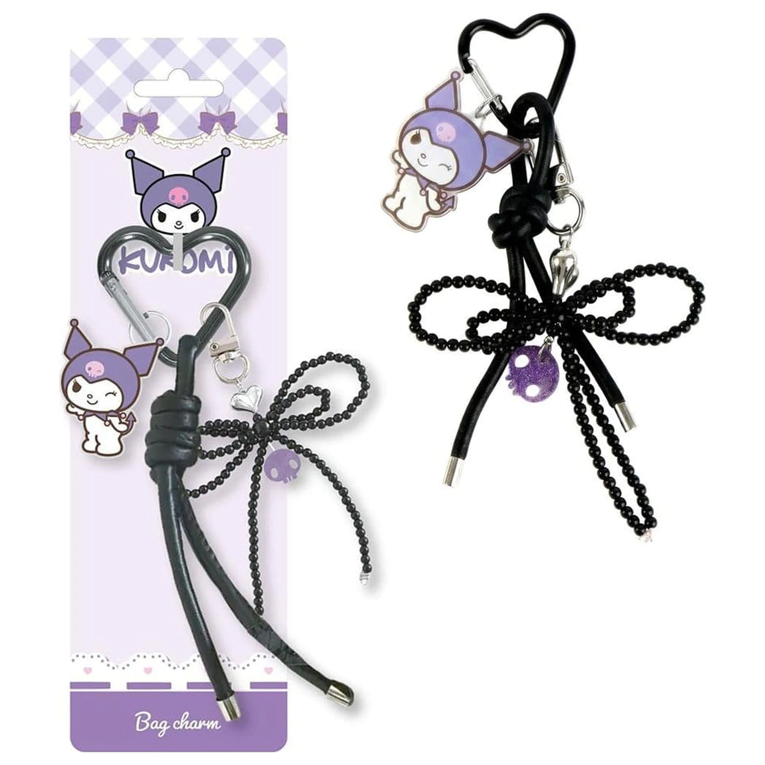 Sanrio Charm Breloc Hello Kitty Kuromi poza produsului