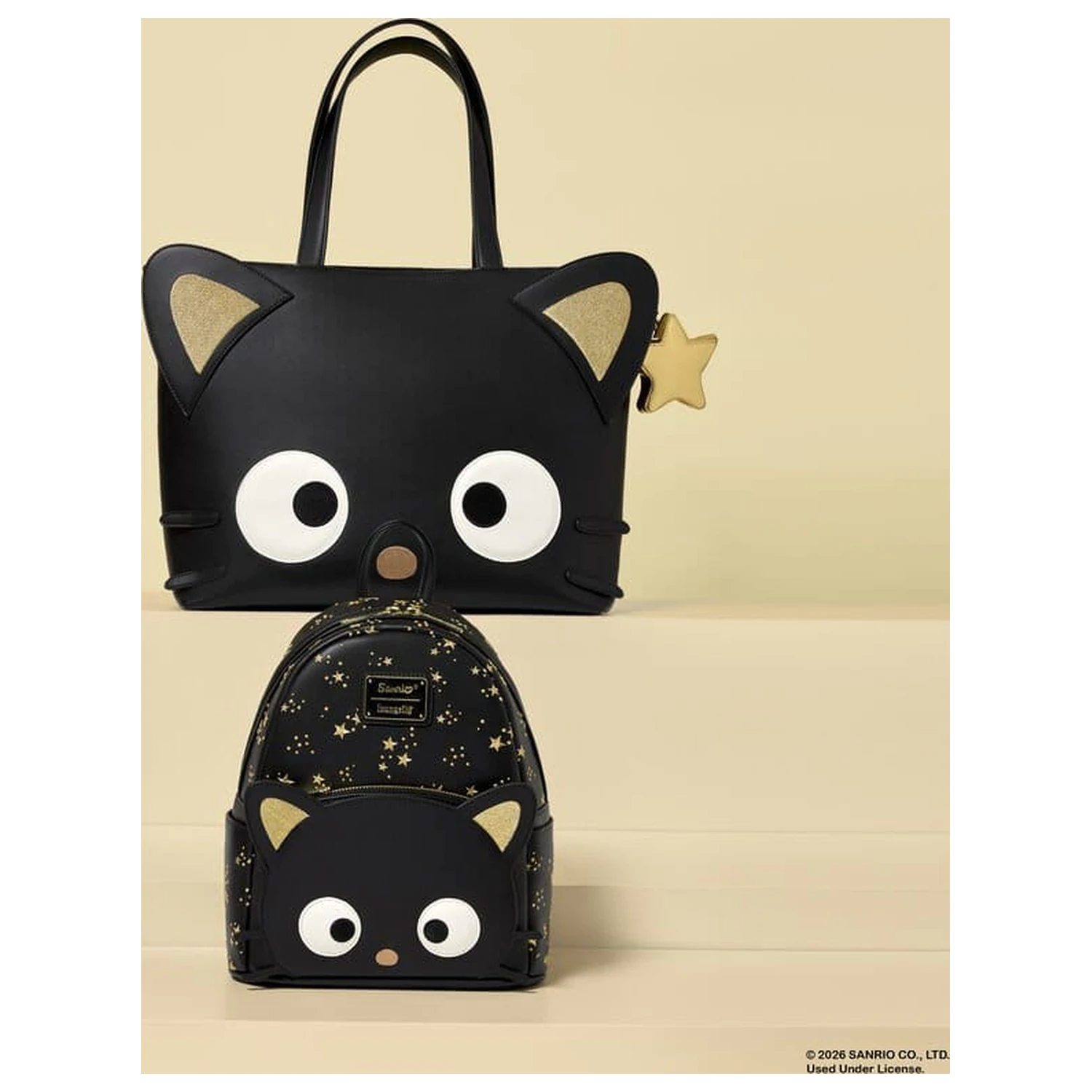 Geanta de umar Sanrio Chococat Stars Tote Crossbody Bag cu Coin Bag poza produsului