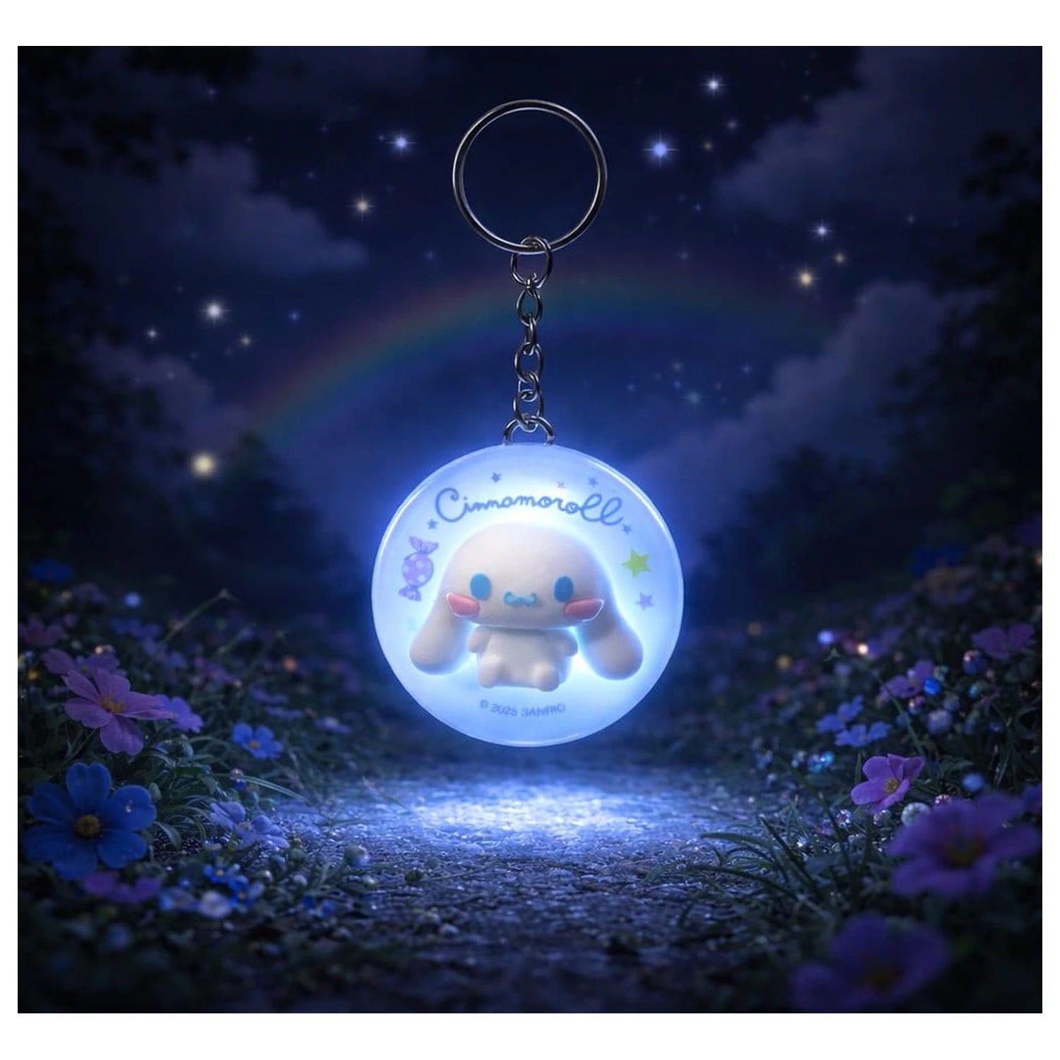 Breloc cu lumini Sanrio Cinnamoroll poza produsului