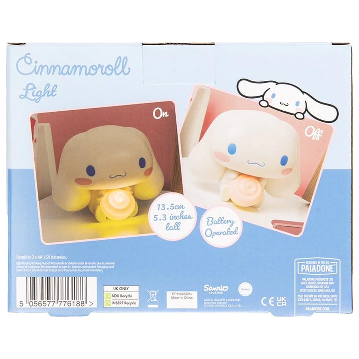 Sanrio GloBuddies Light Cinnamoroll 14 cm poza produsului