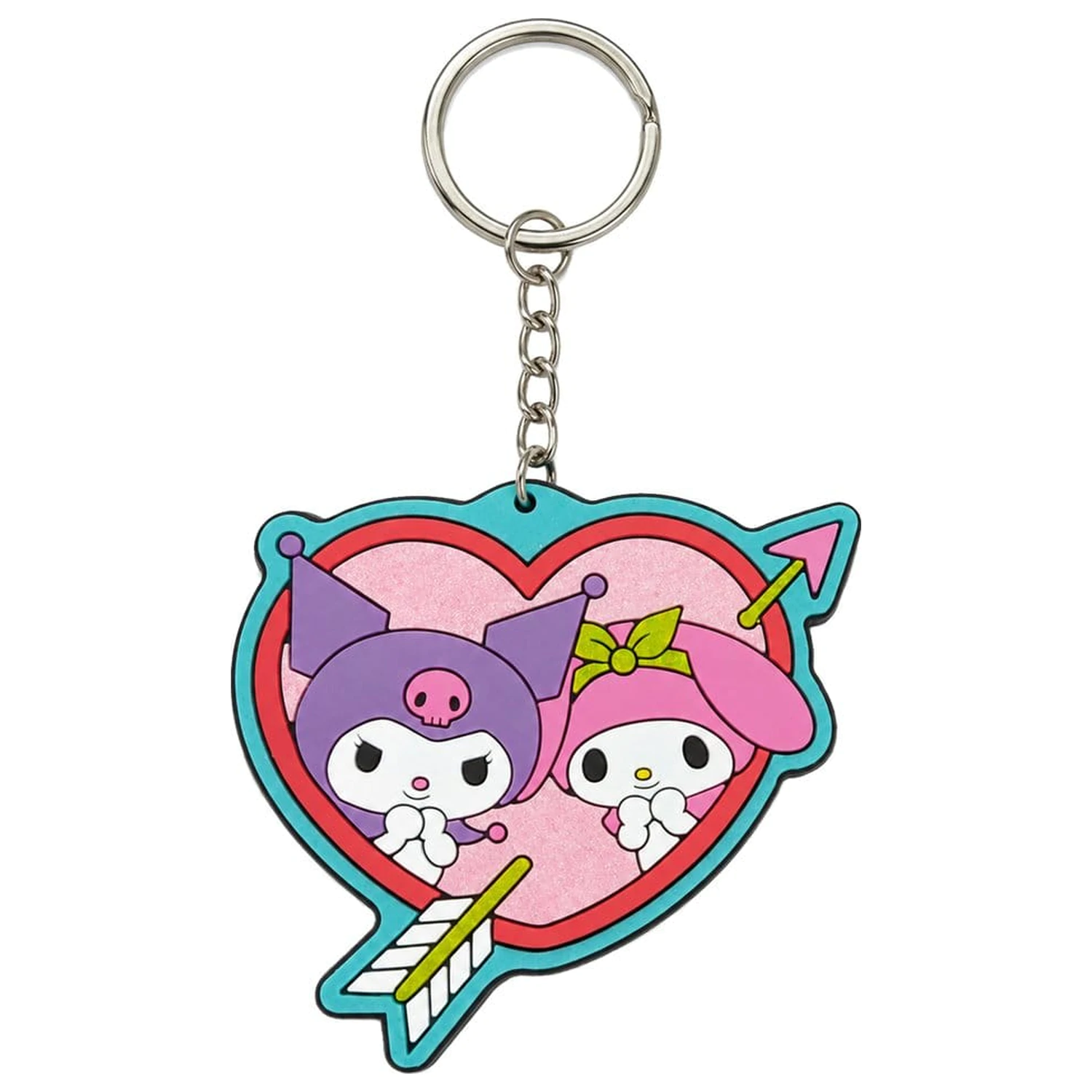 Sanrio Breloc de cauciuc Kuromi & My Melody 6 cm poza produsului