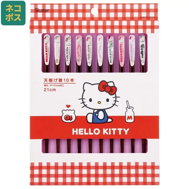 Set 10 perechi de bețișoare Sanrio Hello Kitty poza produsului