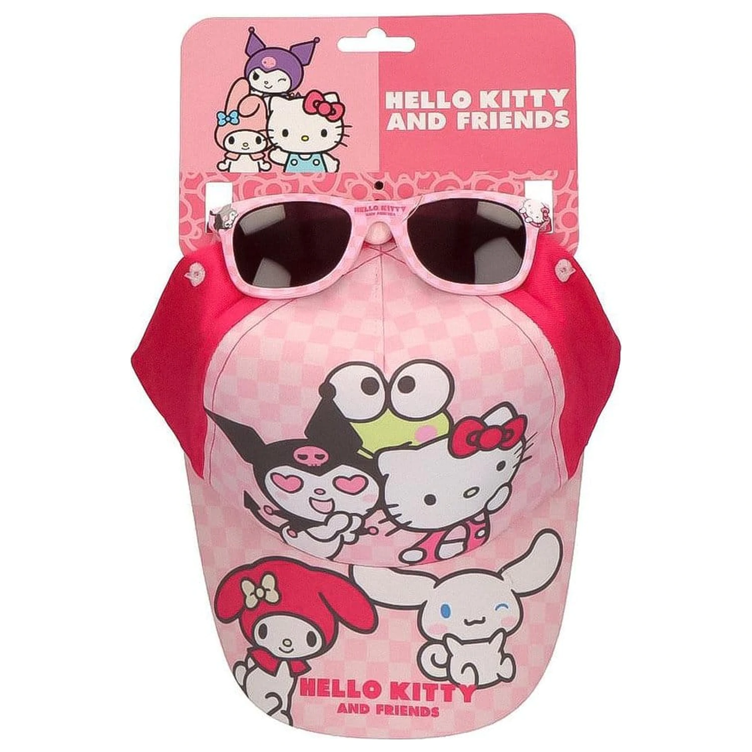 Sanrio Set de sapca si ochelari de soare Hello Kitty B 53 cm poza produsului