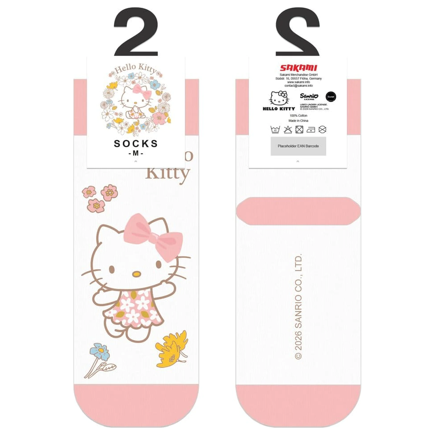 Șosete Sanrio Hello Kitty Buttercream scurte 36-40 poza produsului