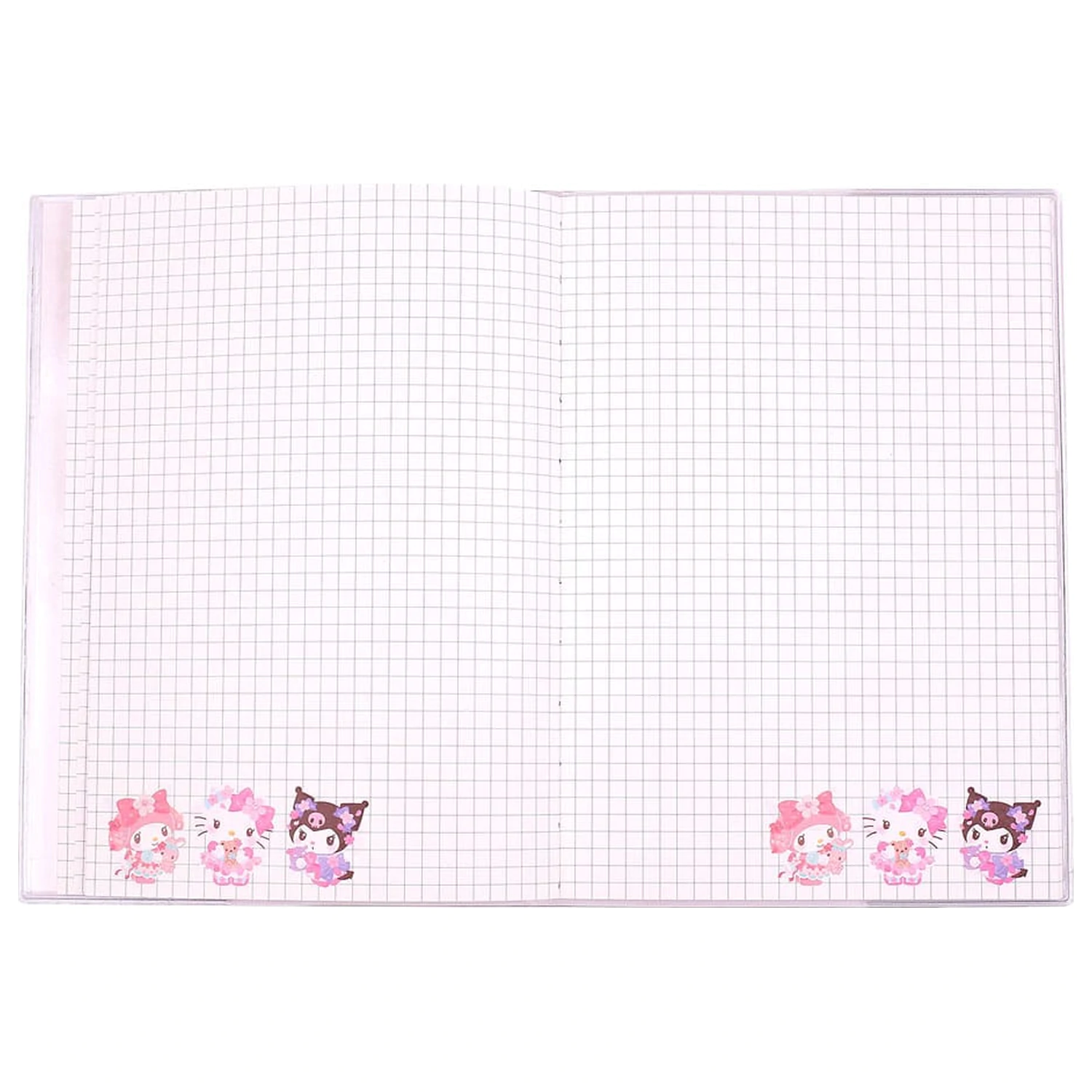 Sanrio Notebook Hello Kitty & Friends Sakura Series Holographic Checkered poza produsului