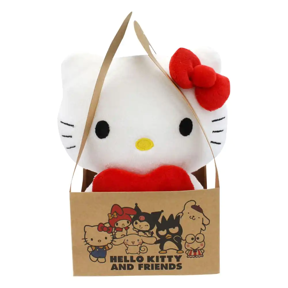 Sanrio Figurina de plus Hello Kitty Heart 14 cm poza produsului