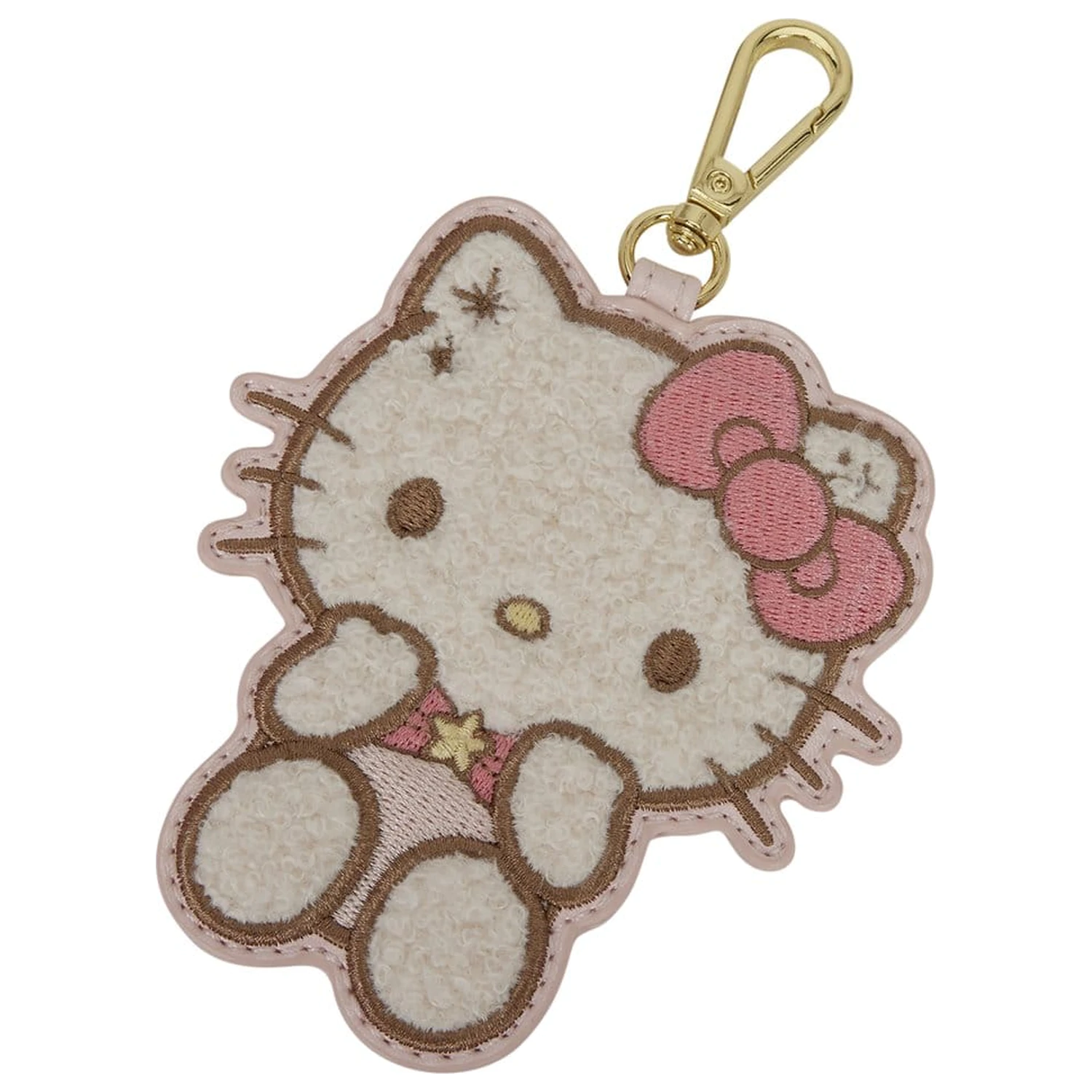 Geanta crossbody Sanrio by Loungefly cu maner din margele si breloc pentru geanta Hello Kitty Quilted poza produsului