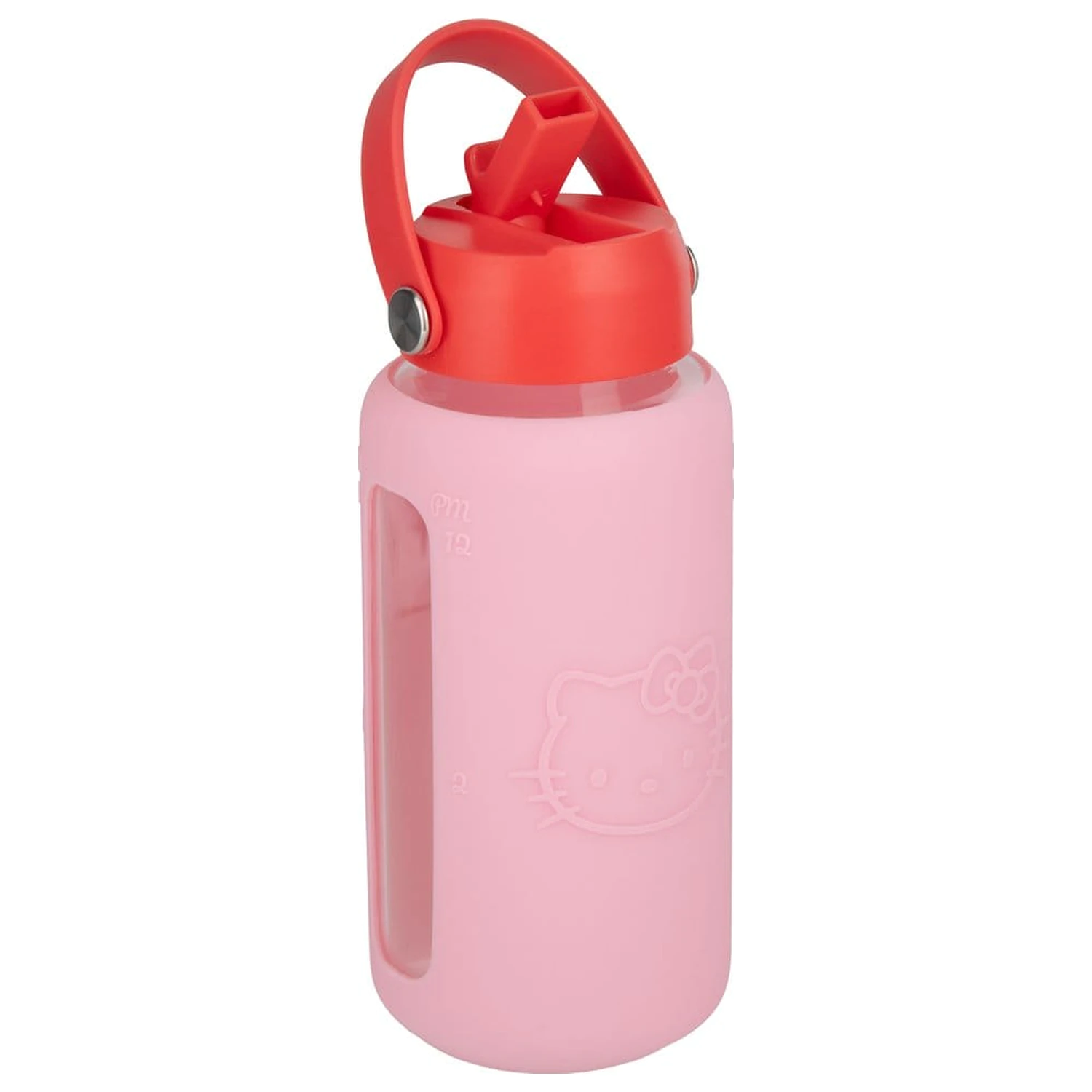 Sanrio Sticla de apa din sticla Hello Kitty cu manson poza produsului