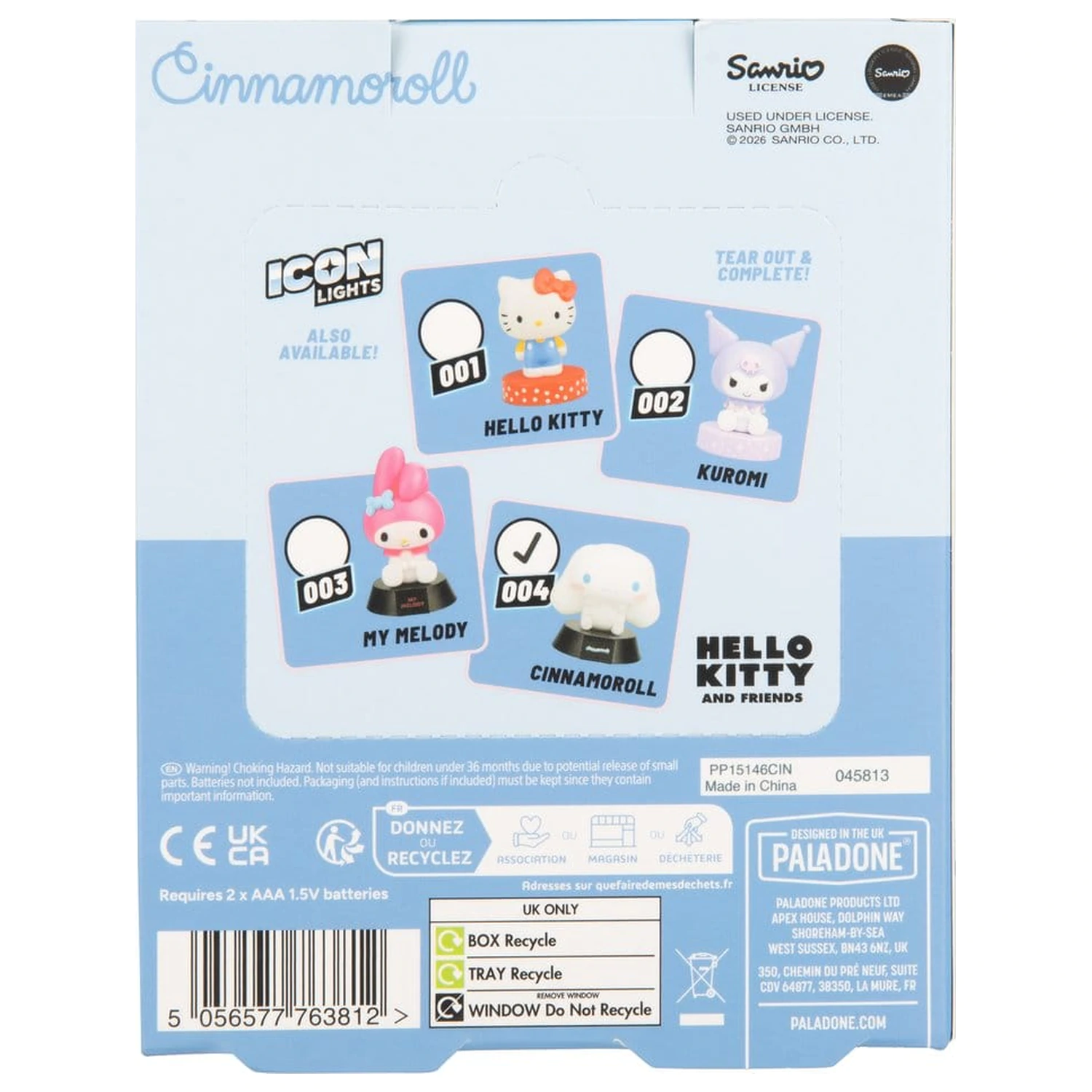 Sanrio Icon Light Cinnamoroll 9 cm poza produsului