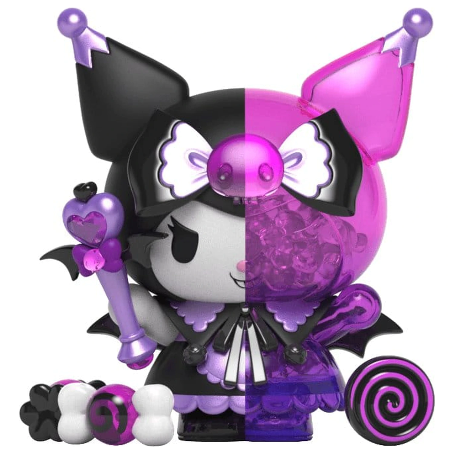 Sanrio Kandy Kuromi Spooky Fun Series 15 cm poza produsului