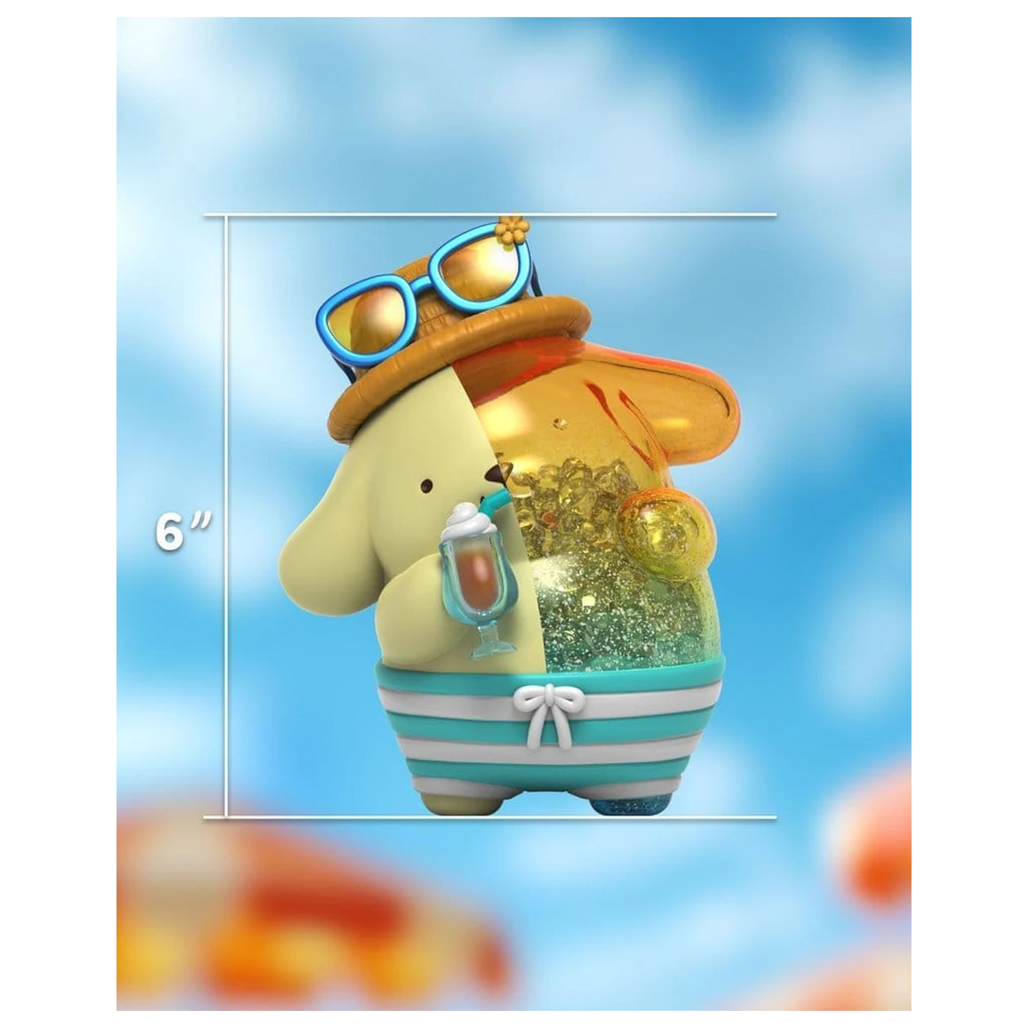 Sanrio Kandy Pompompurin Sea Breeze Series 15 cm poza produsului