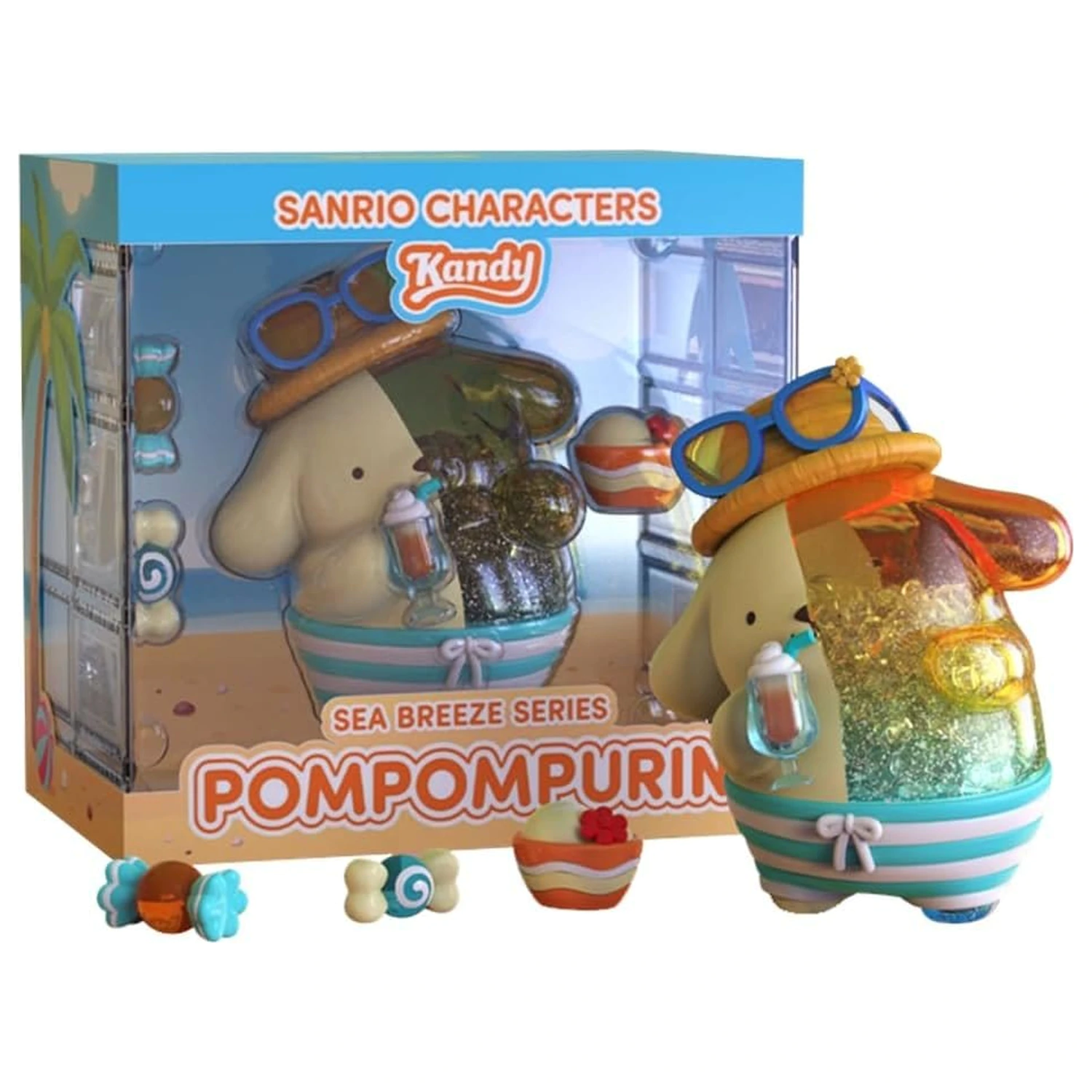 Sanrio Kandy Pompompurin Sea Breeze Series 15 cm poza produsului