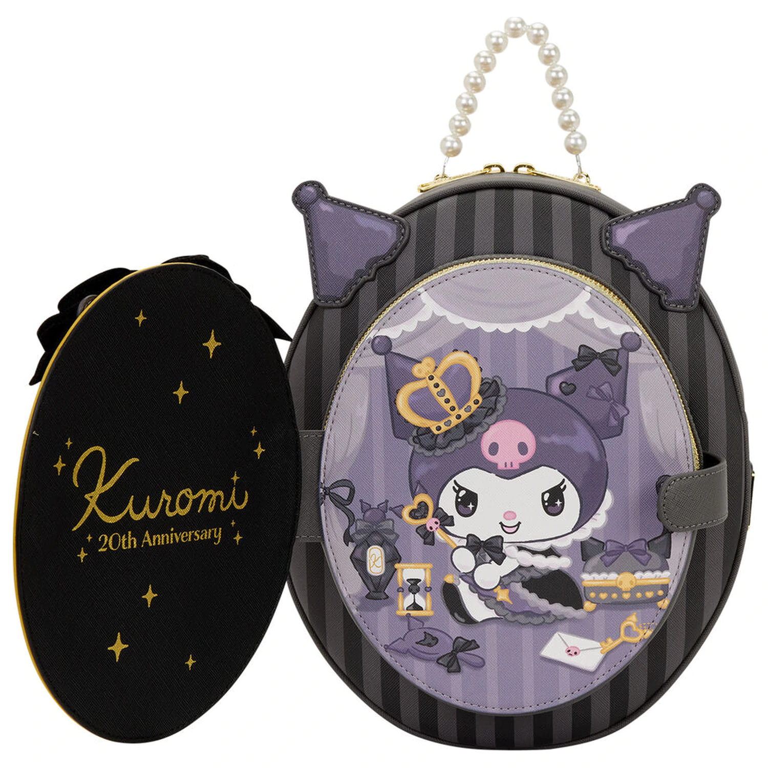 Loungefly Hello Kitty Kuromi 20th Anniversary rucsac 28 cm poza produsului