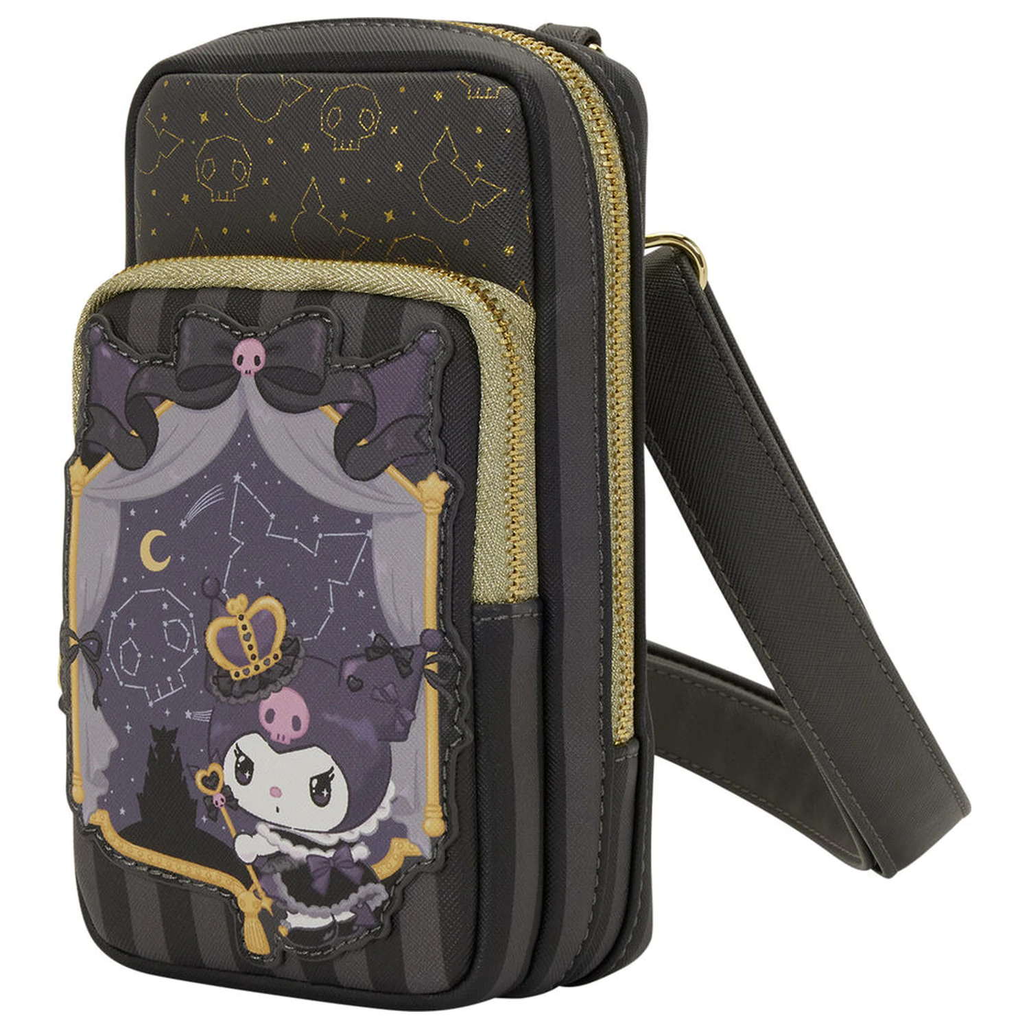 Loungefly Hello Kitty Kuromi 20th Anniversary geantă de umăr + portofel poza produsului