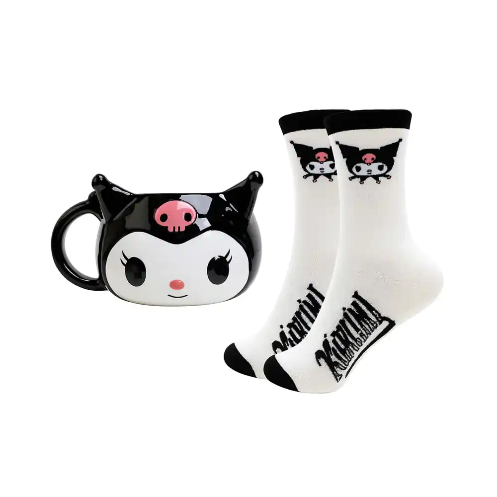 Sanrio Pahar 3D si Set de Sosete Kuromi poza produsului