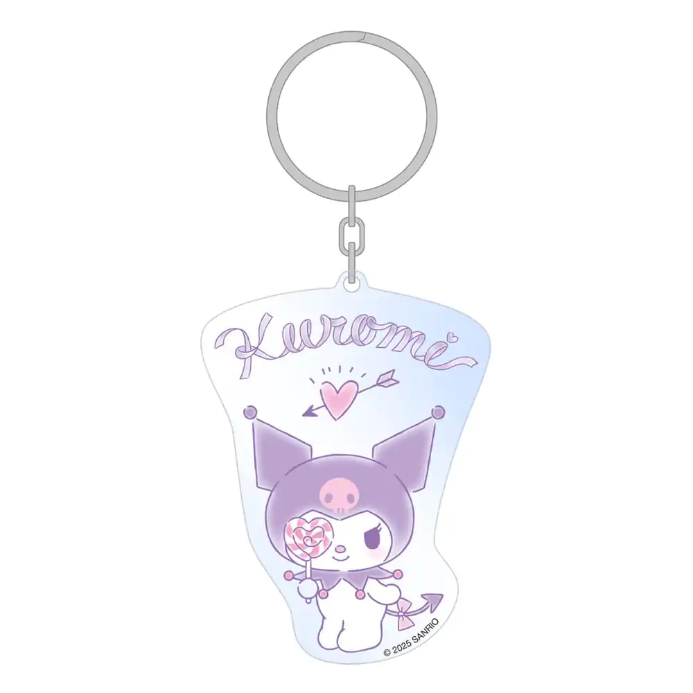 Sanrio Breloc acrilic Kuromi 6 cm poza produsului