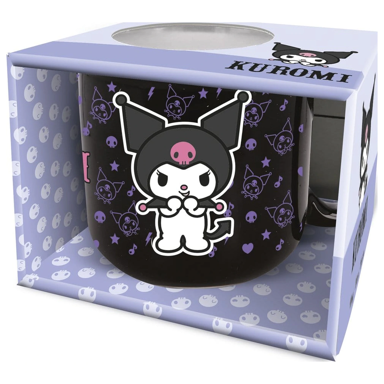 Sanrio Cana Kuromi 414 ml poza produsului
